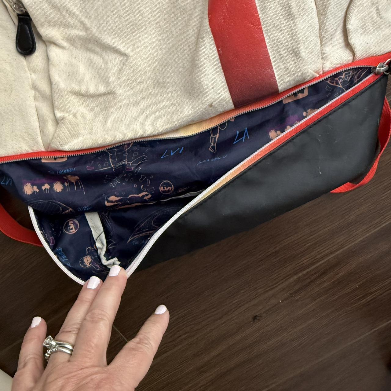 Source Unknown Men's Backpacks - Cream/Multi – SU… - image 4