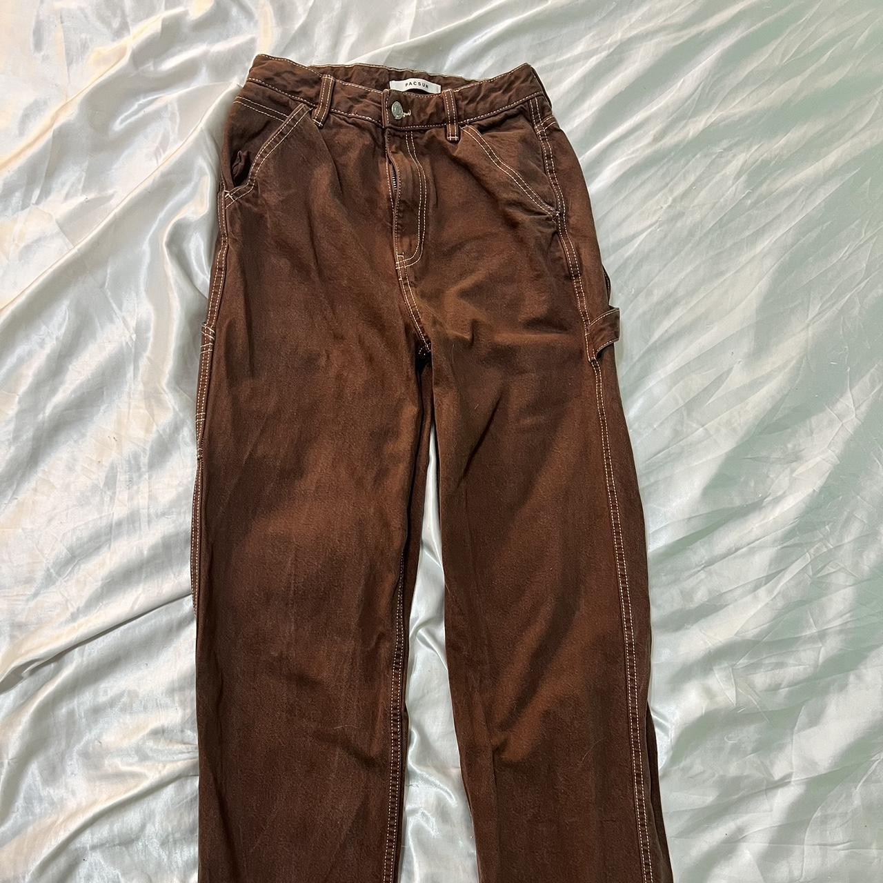 pacsun cargo pants no stains or blemishes fits like... - Depop