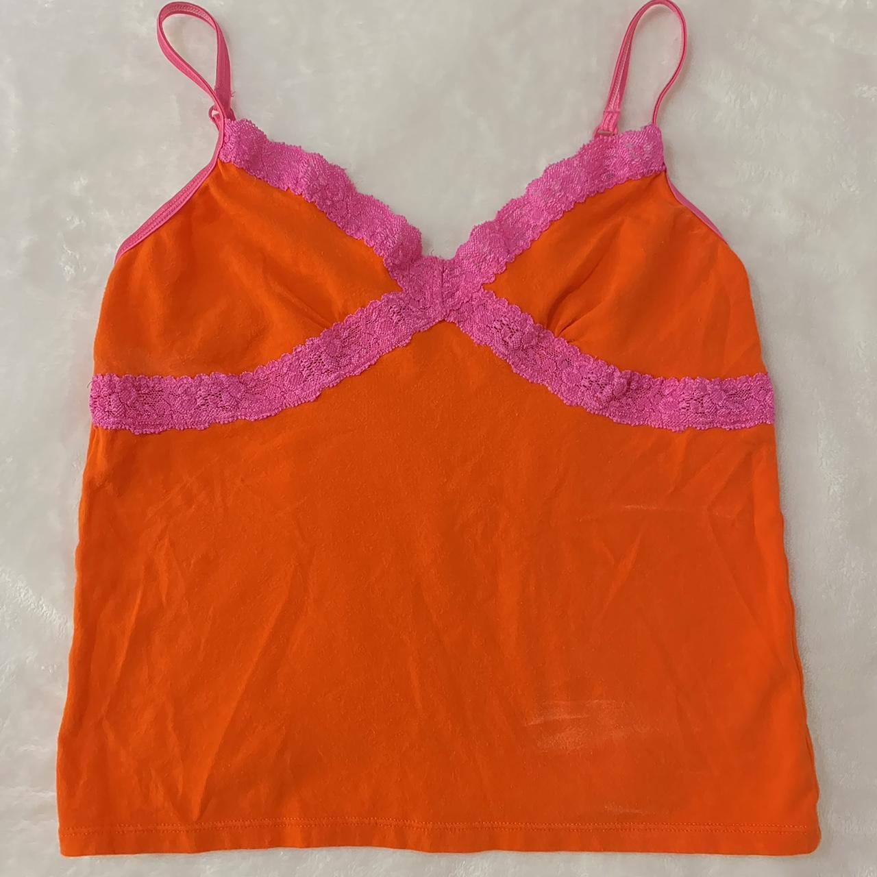 Orange and pink cami 🩷🧡 - Depop