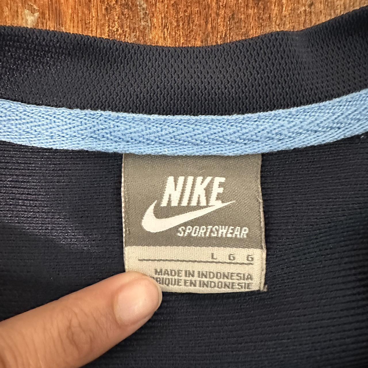 Vintage Nike embroidered shirt -size: Large -... - Depop