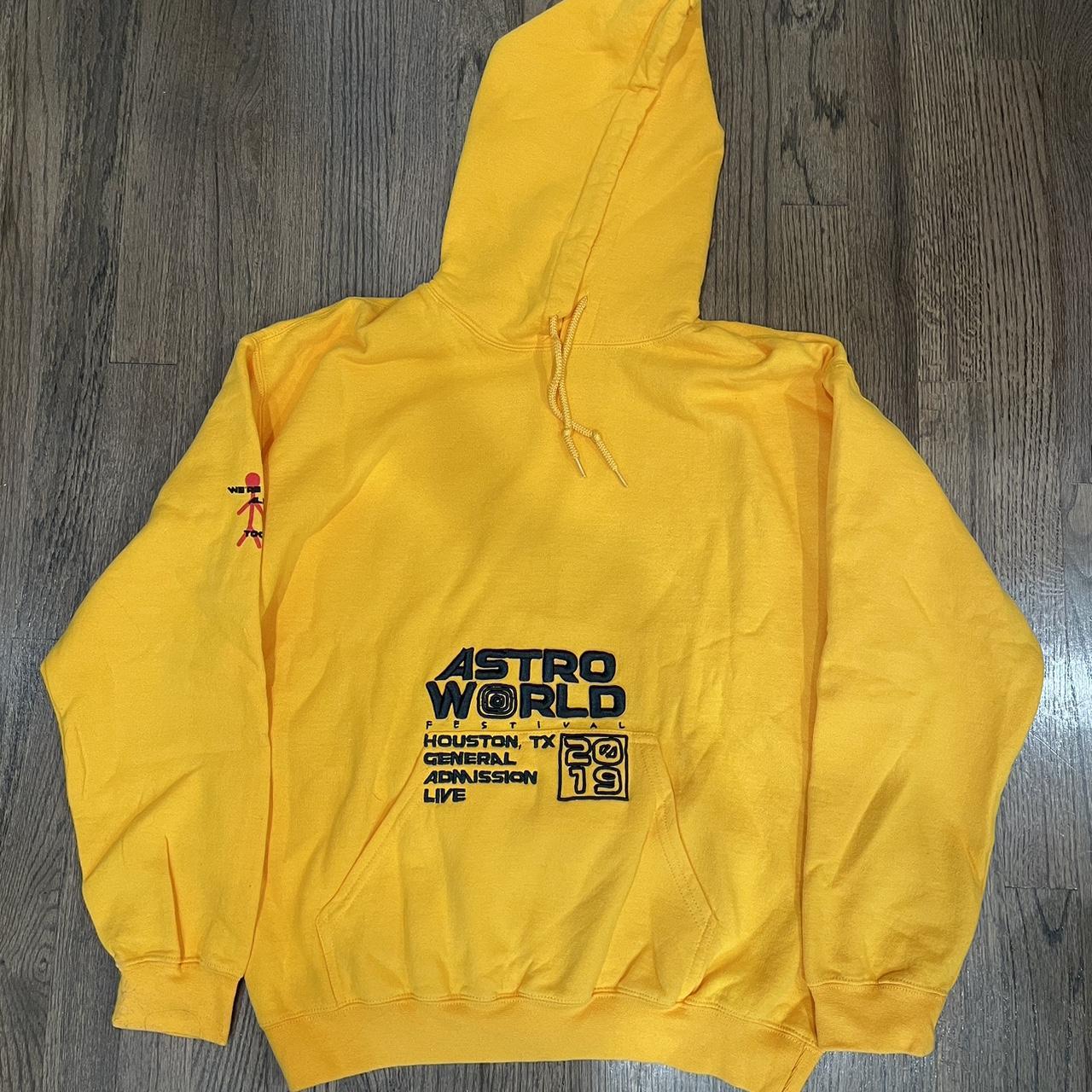 travis scott gold hoodie