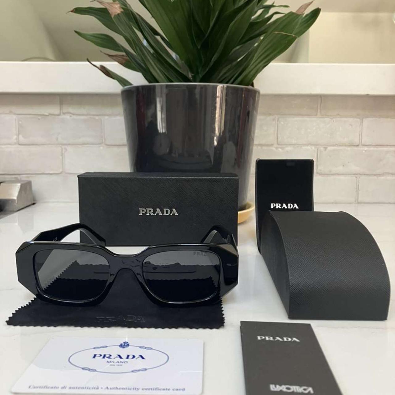 Prada Sunglasses comes with authentication card and... - Depop