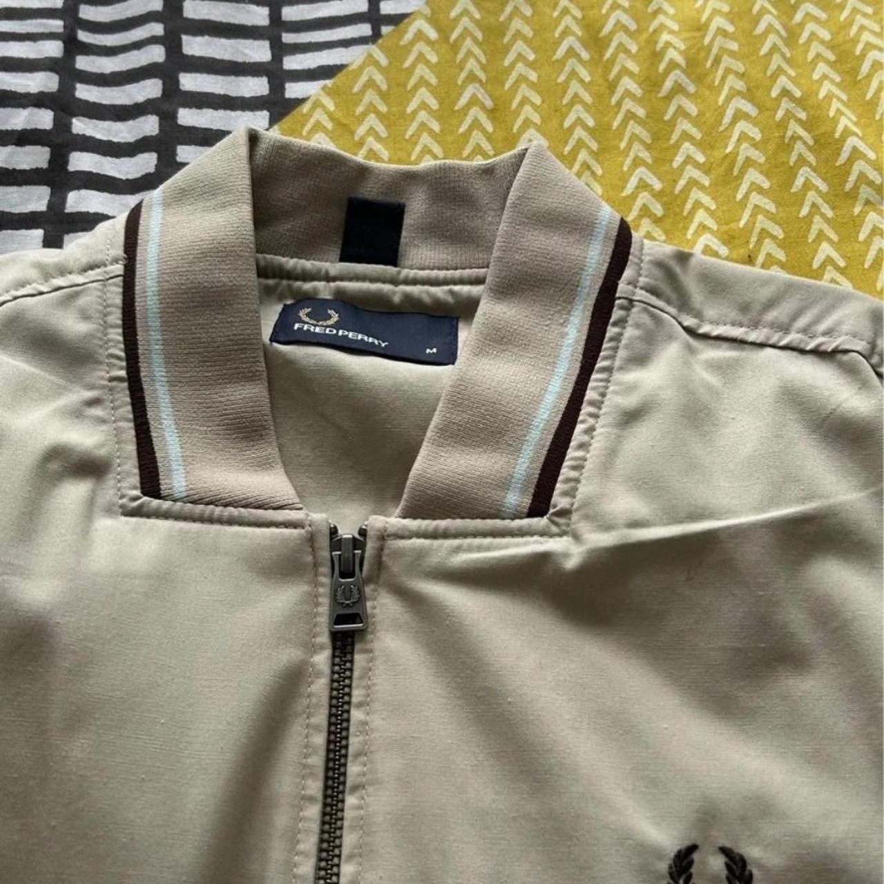 Immaculate Fred Perry bomber jacket. Rrp £160... - Depop
