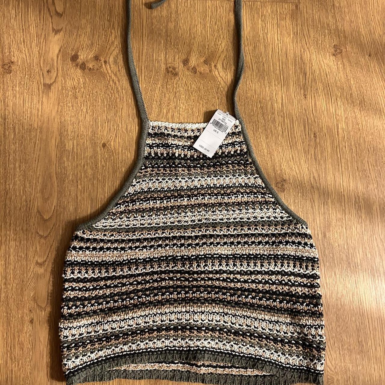 American Eagle crochet crop top, new with tags,... Depop