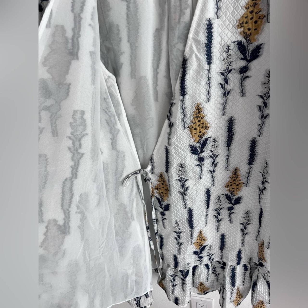 Baum und Pferdgarten Women's White and Blue Dress (5)