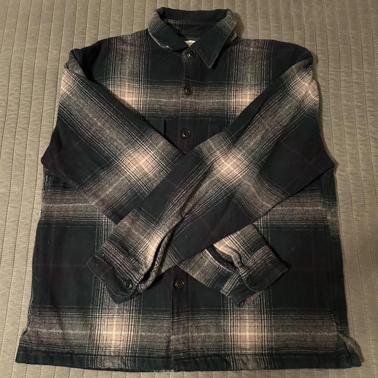 Men’s Abercrombie Flannel Jacket - perfect condition... - Depop