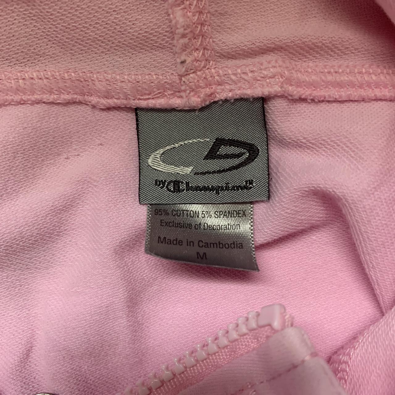 Pink Champion Jacket Medium Pit To Pit 20” Waist Depop