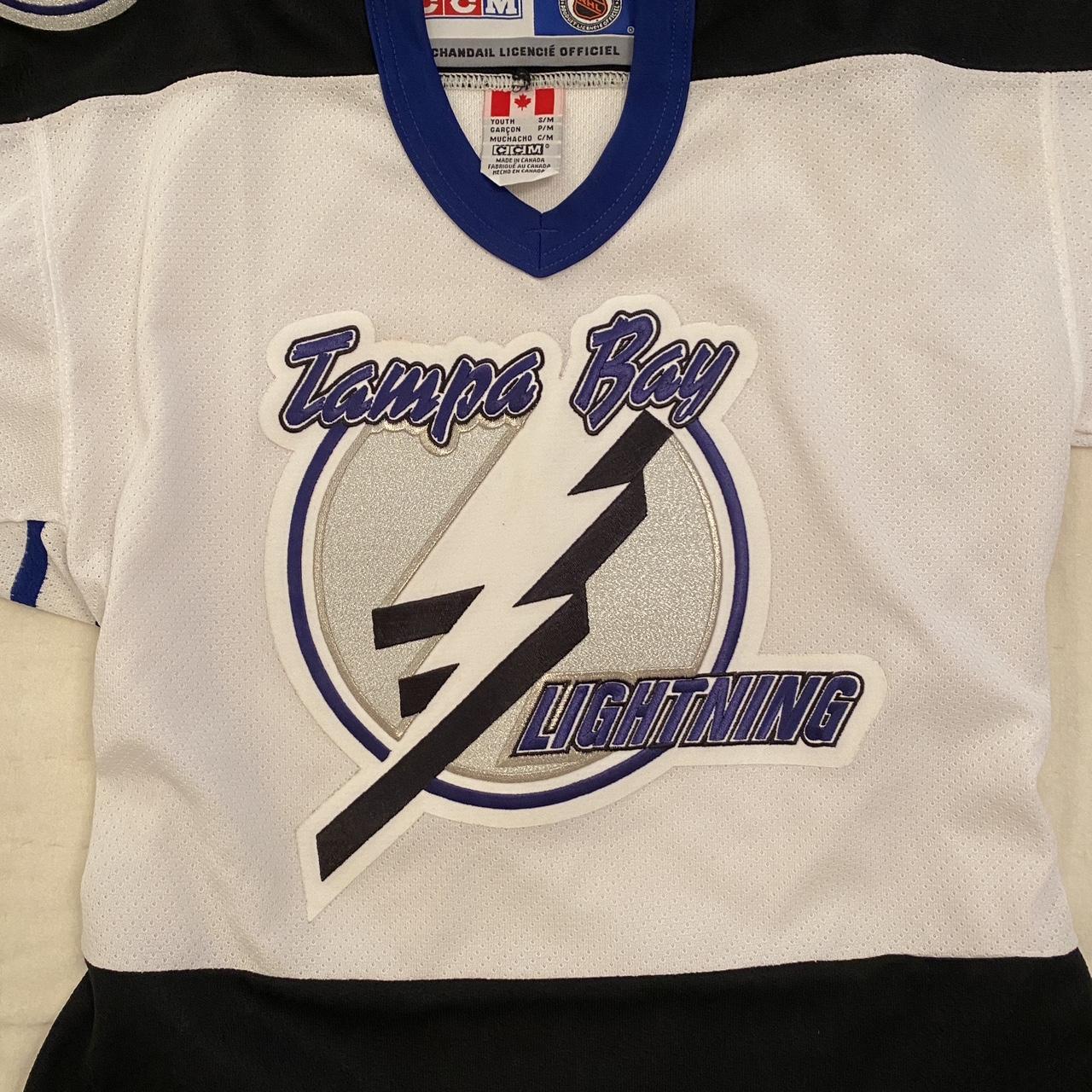 Tampa Bay Lightning Jersey vintage ccm tampa bay - Depop