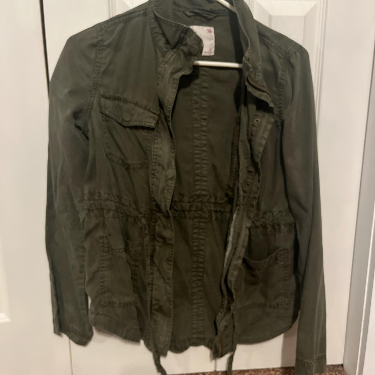 kohl's army green jacket