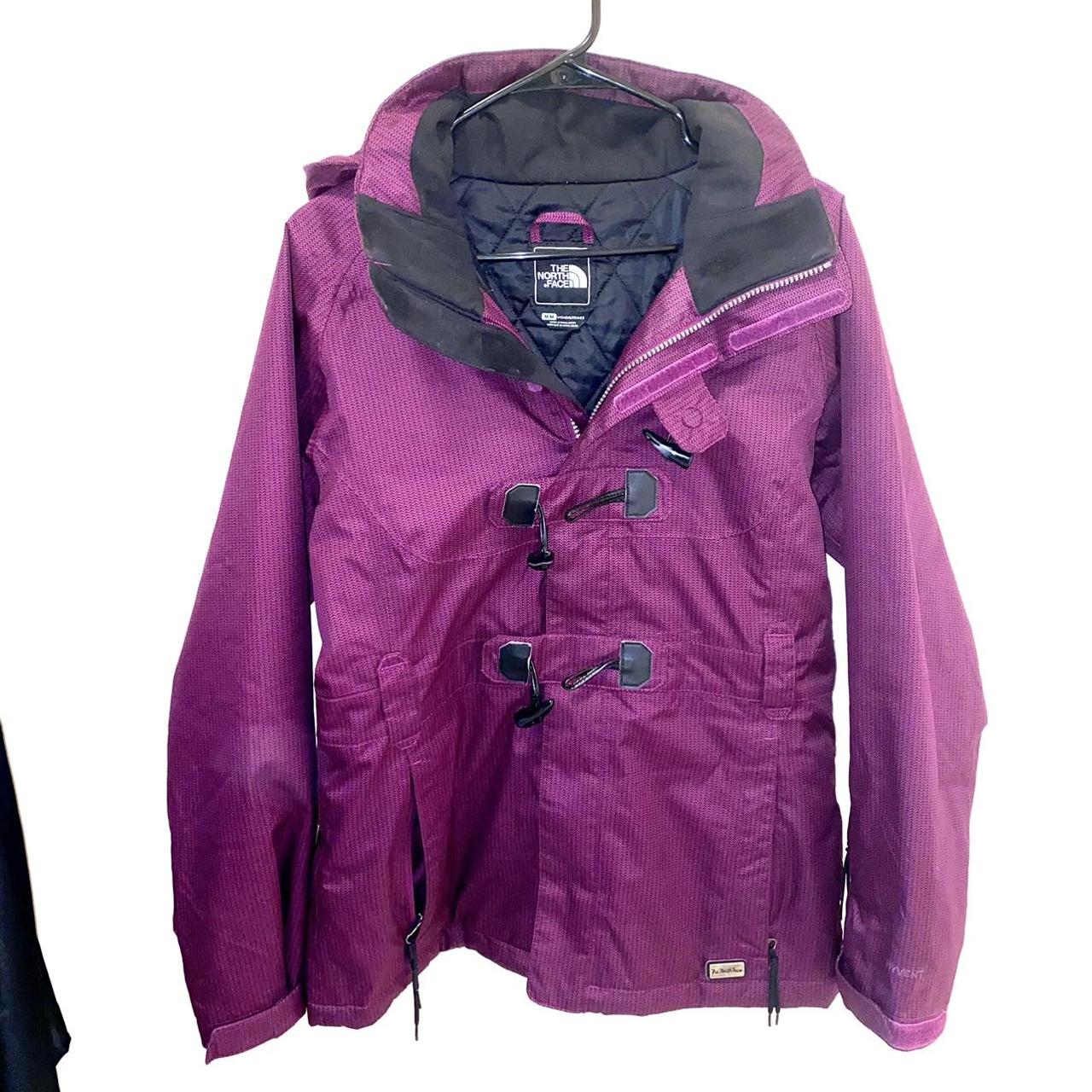 North face purple ski on sale jacket