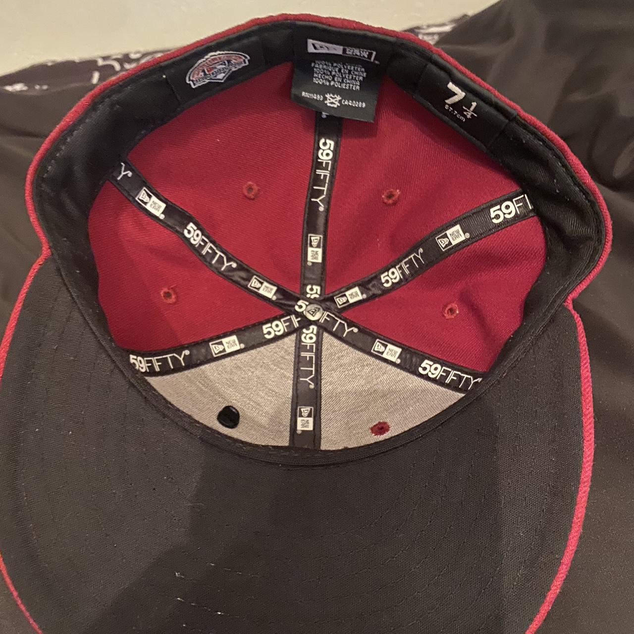 Minor league baseball hat Red and black with a - Depop