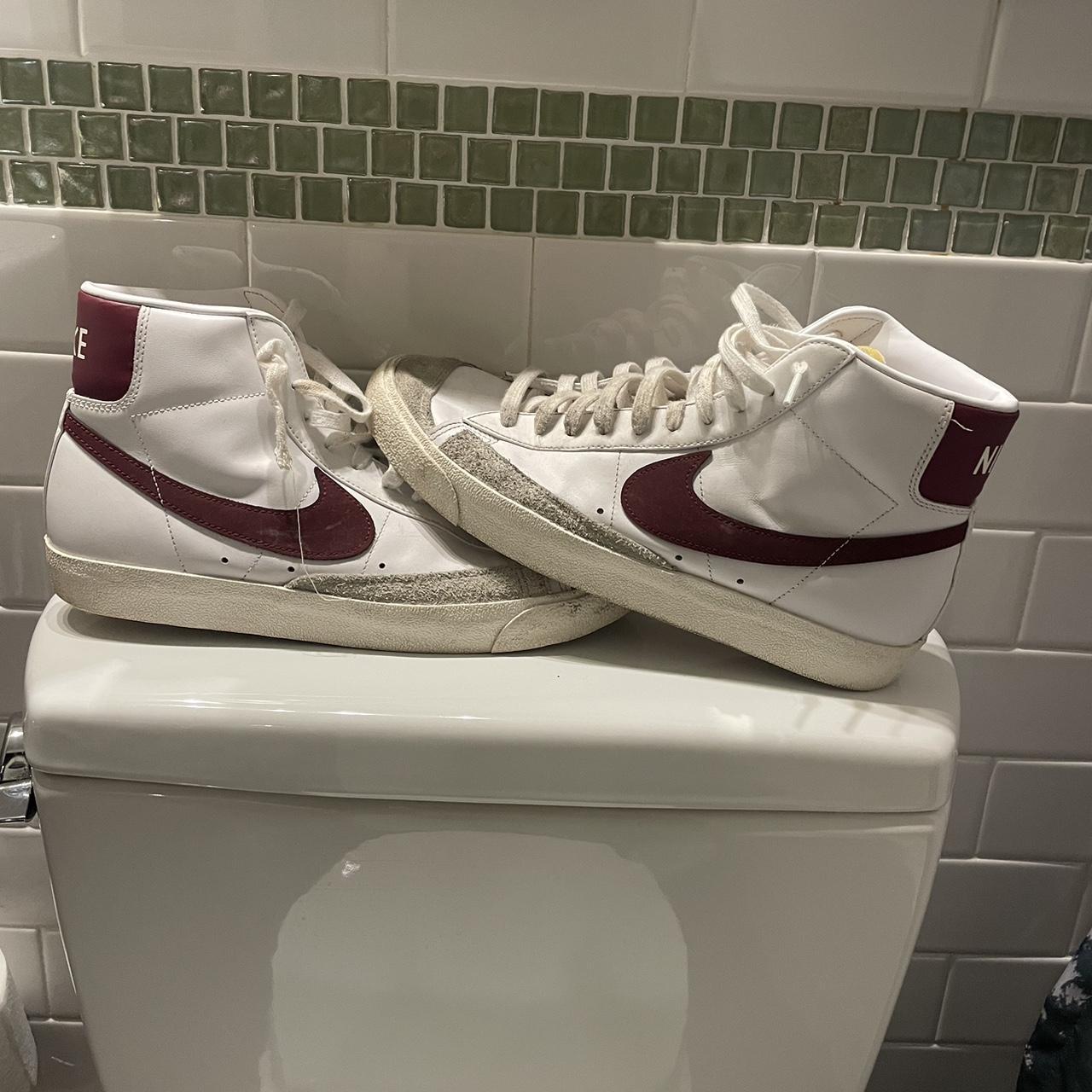 blazers nike maroon