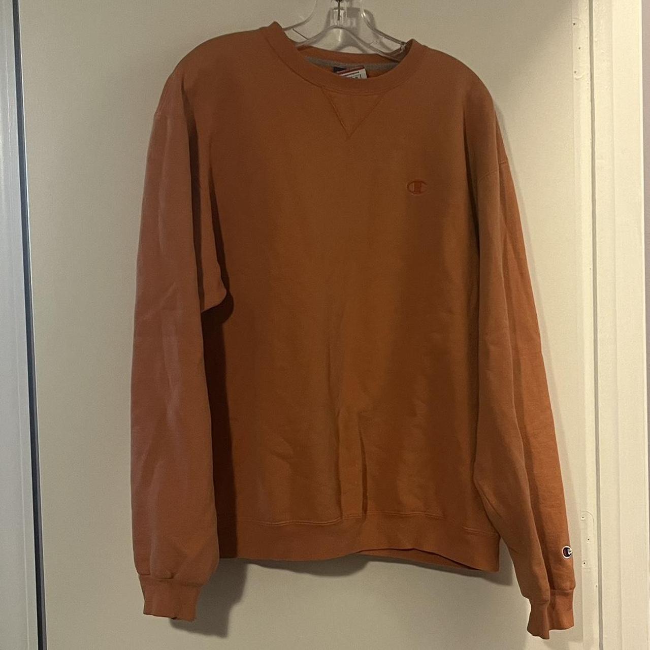 Peach color shop champion sweater