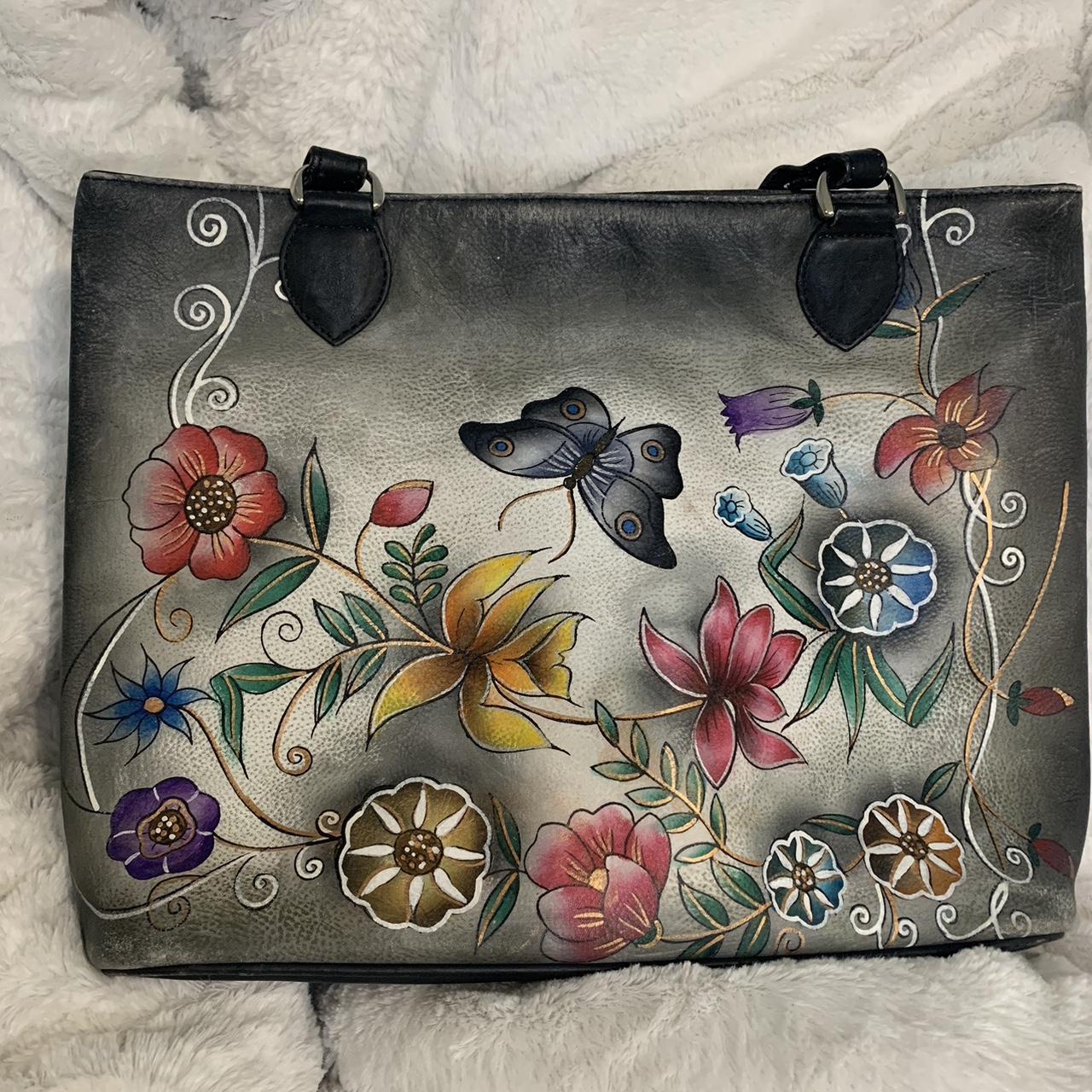 Biacci Hand Painted Leather Purse retailer