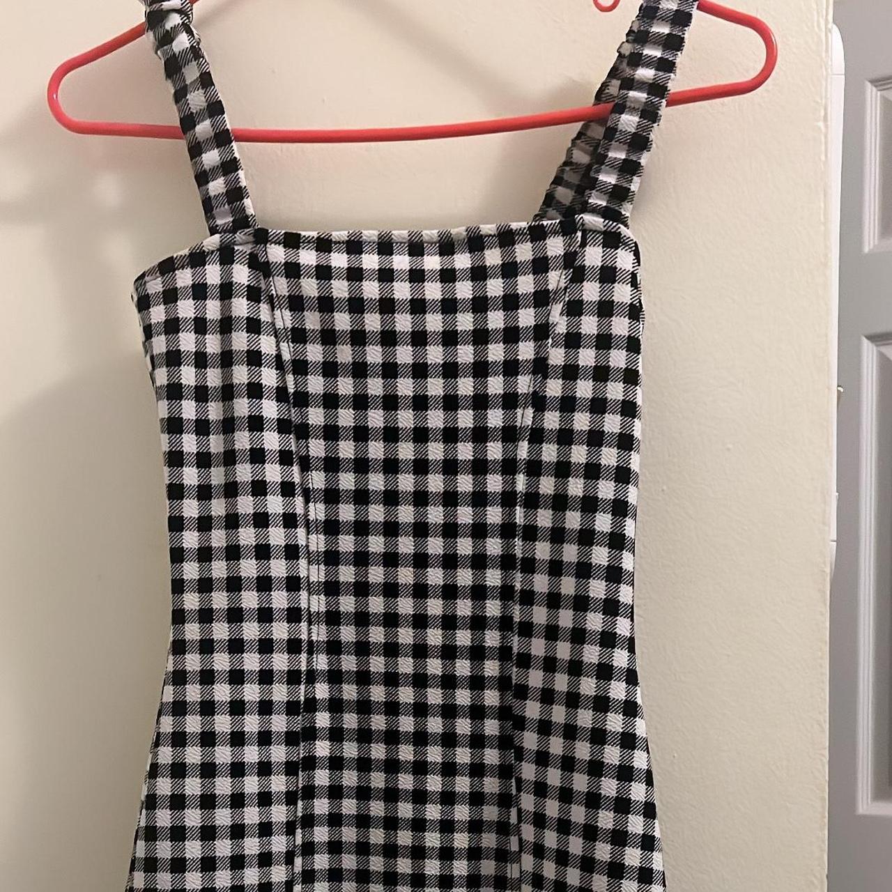 Checkered tight dress hotsell