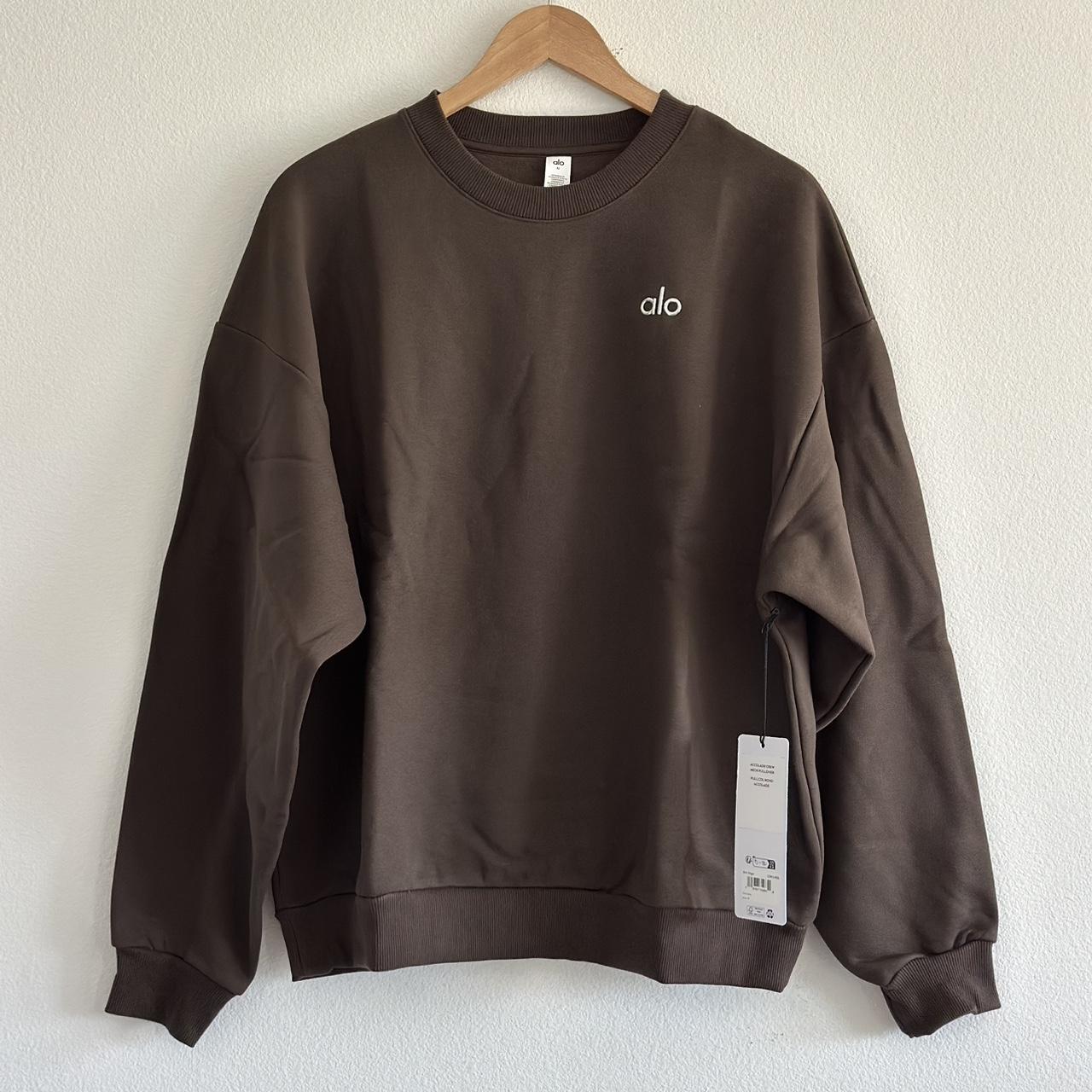 Alo Yoga Accolade Crew Neck Pullover Details about | Depop