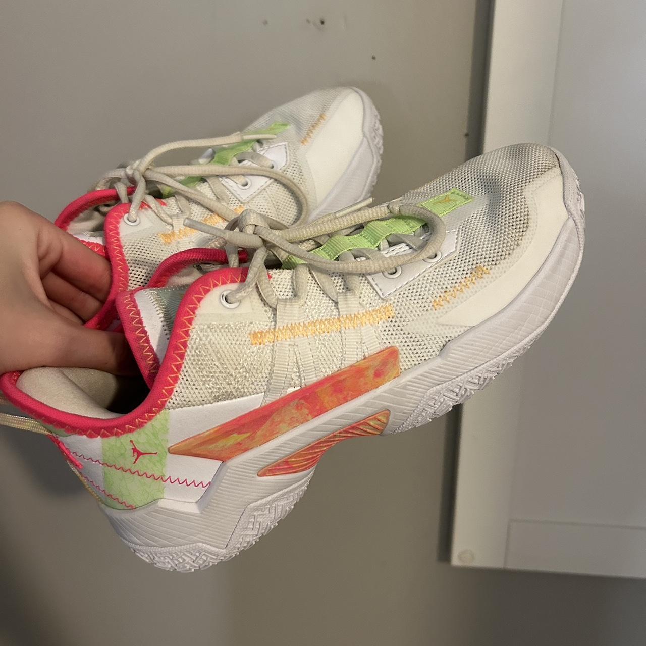 Jordan One Take basketball shoes size 5Y Depop