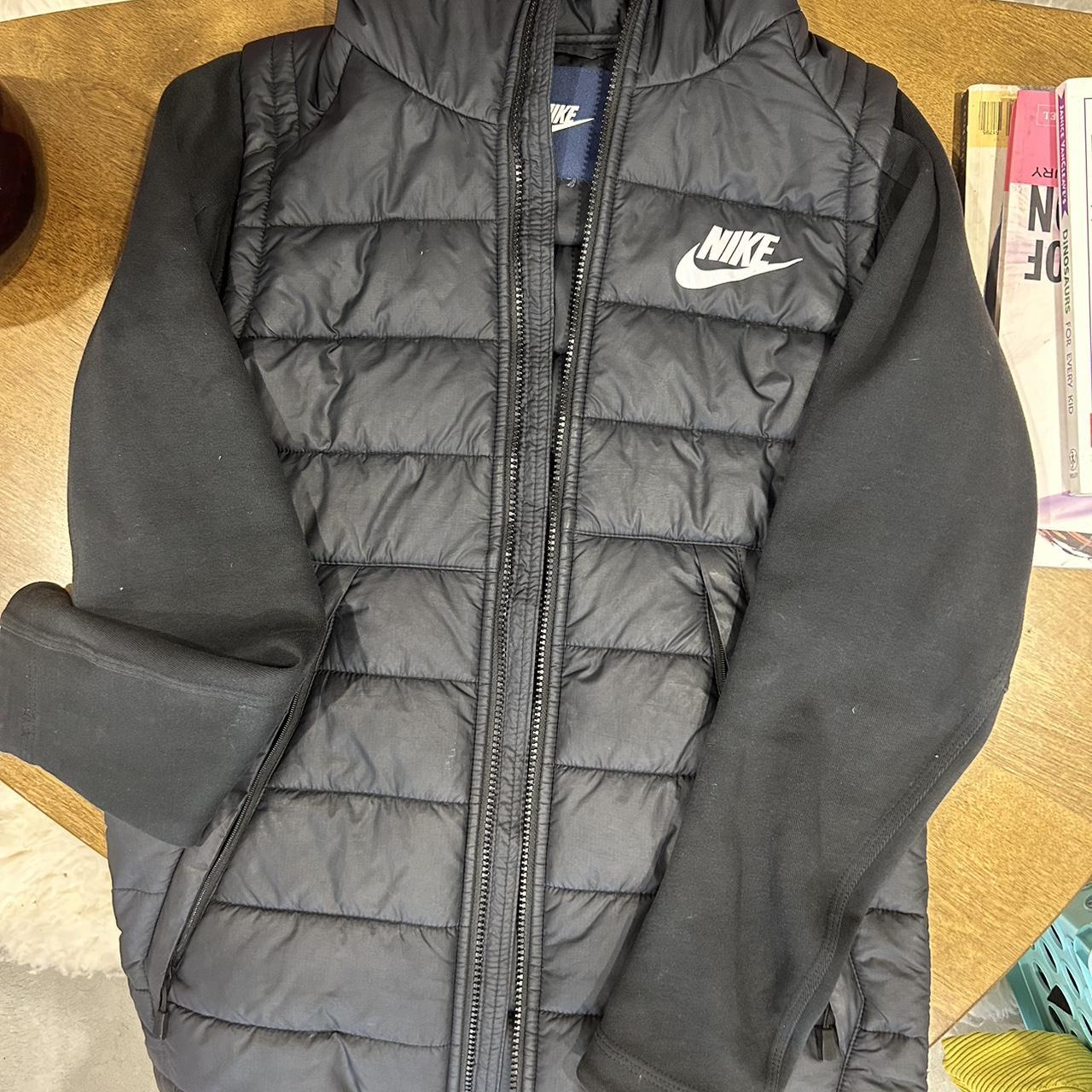 ladies black nike coat