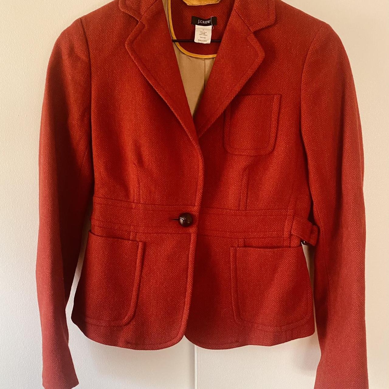 J.Crew vintage lined blazer 100 wool coat. Single Depop