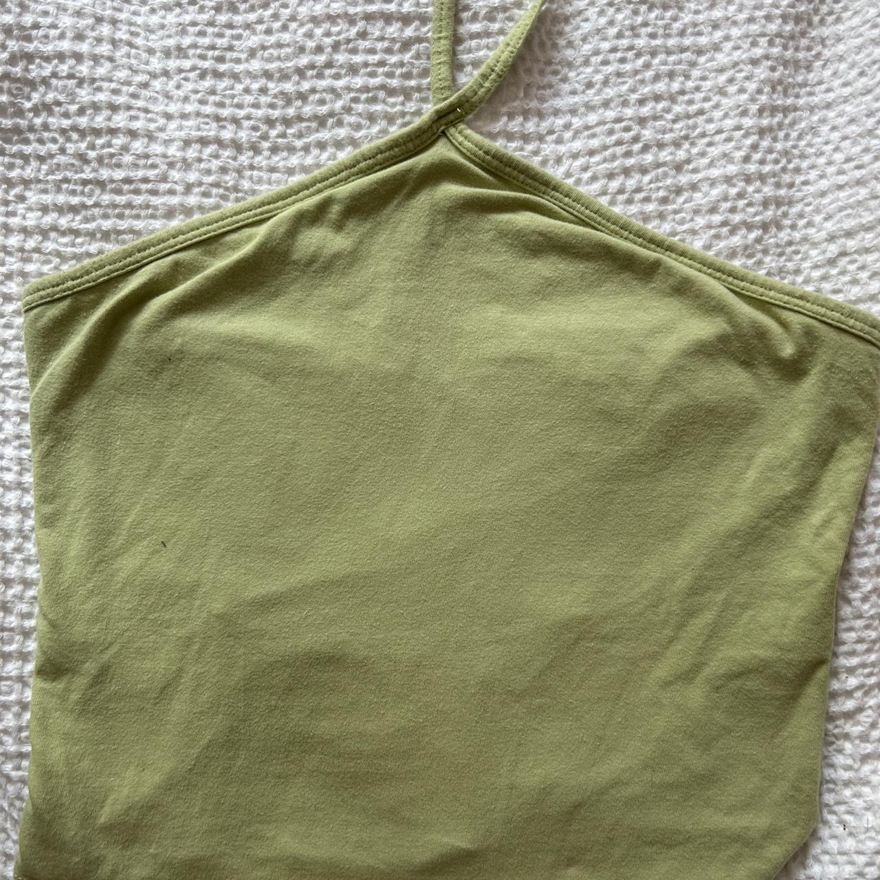 Light green halter tie back top from hollister! In... Depop