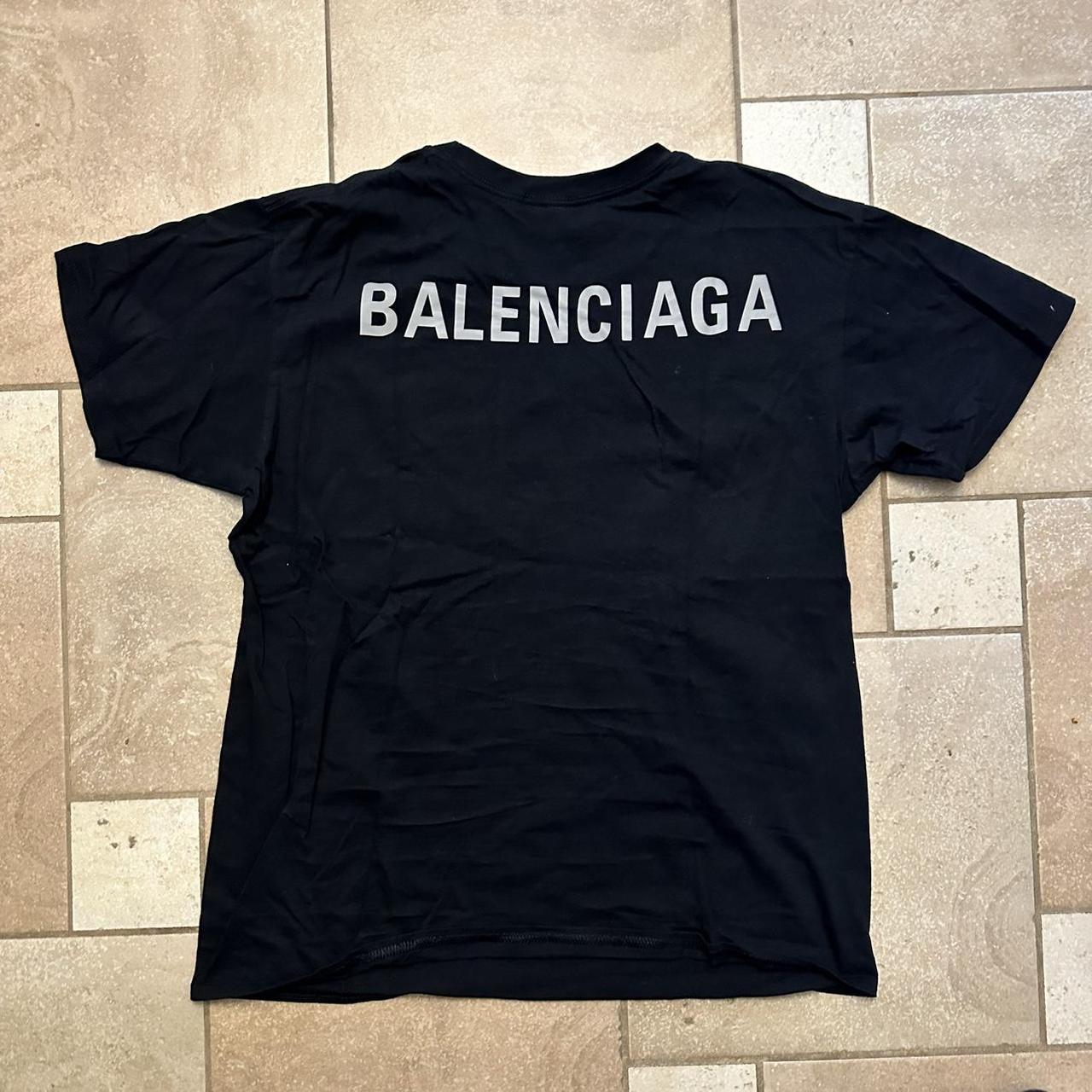 Balenciaga reflective T Shirt size large, fits... - Depop