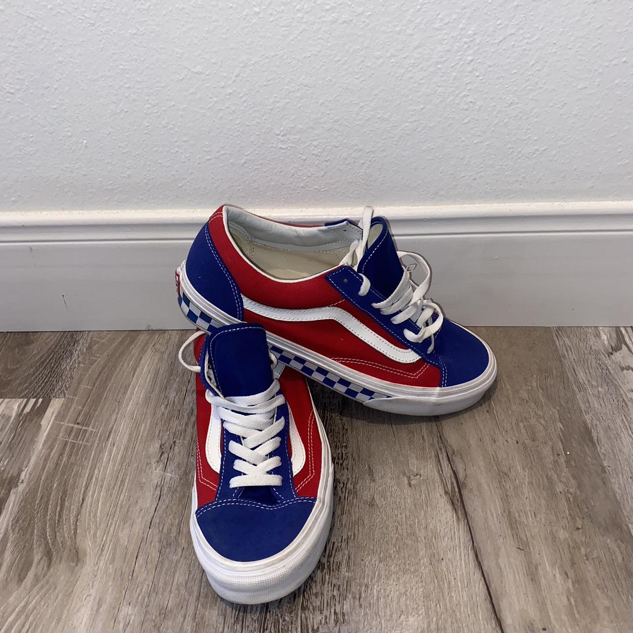 Vans style 36 store true blue red