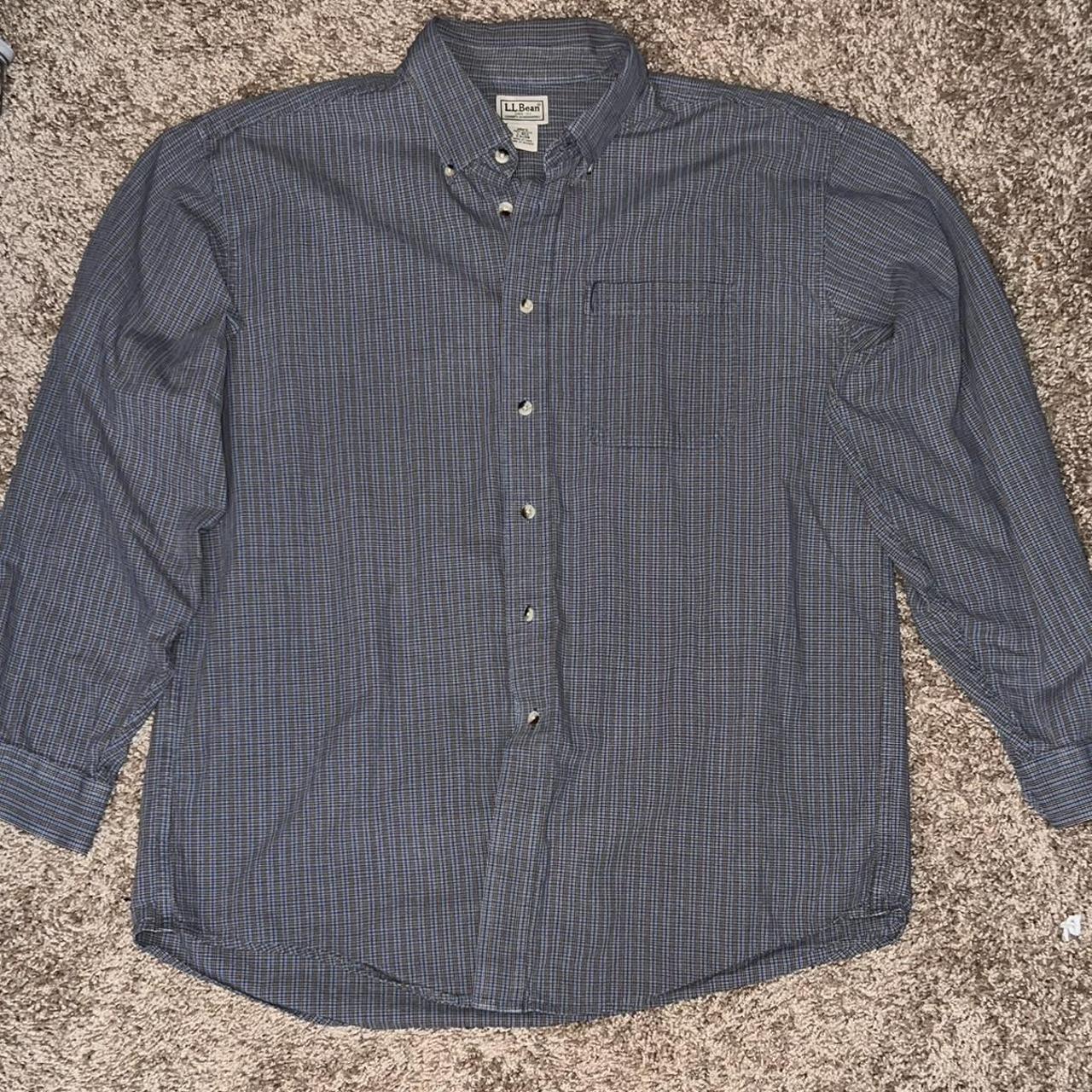 Large men’s LL Bean button up - Depop