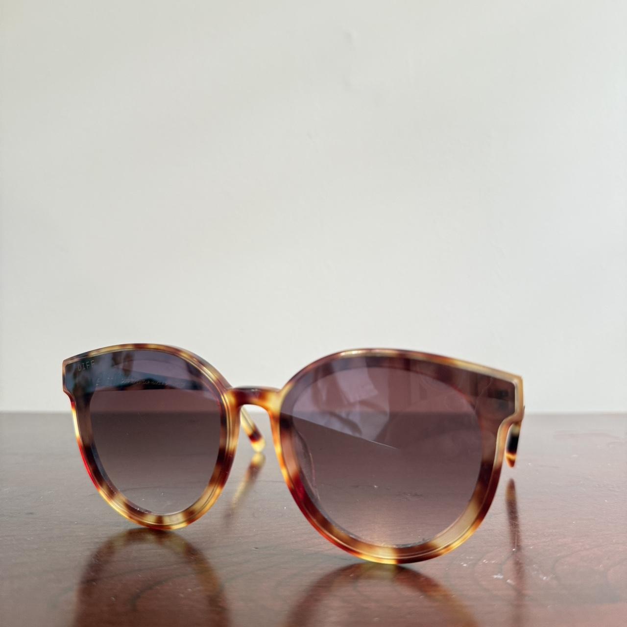 DIFF Women's Sunglasses - Brown/Orange – Diff “Ge… - image 1