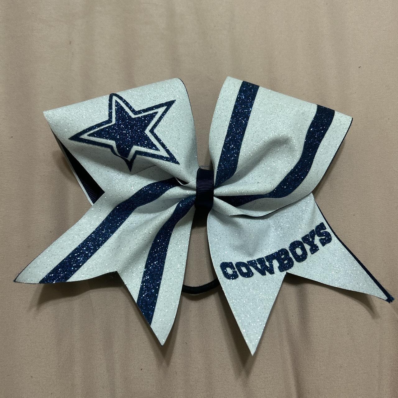 Pink Dallas Cowboys Bow-nfl Hair Bow Cowboys Baby Bow Dallas 