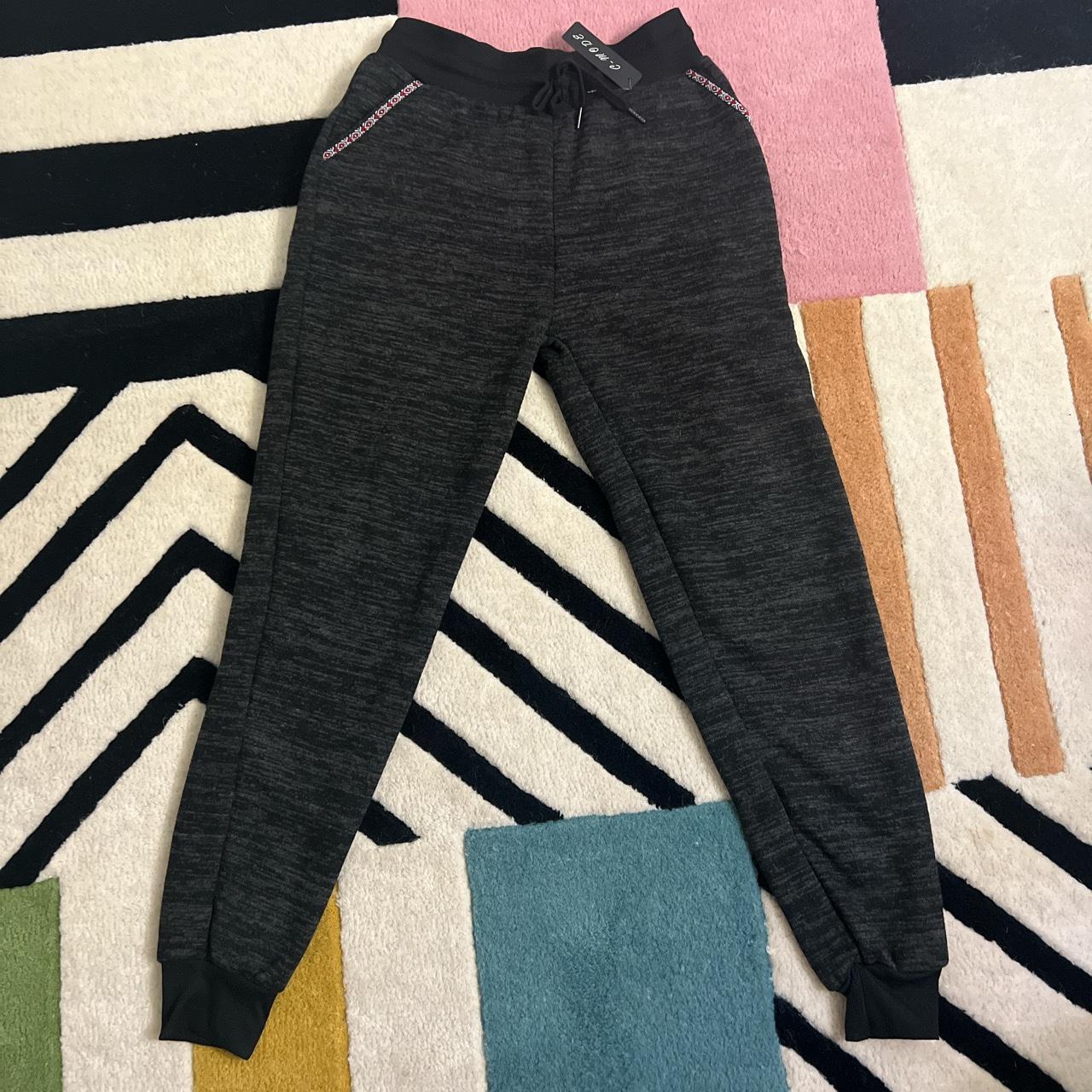 #New sweatpants with front pockets and a cute edge... - Depop