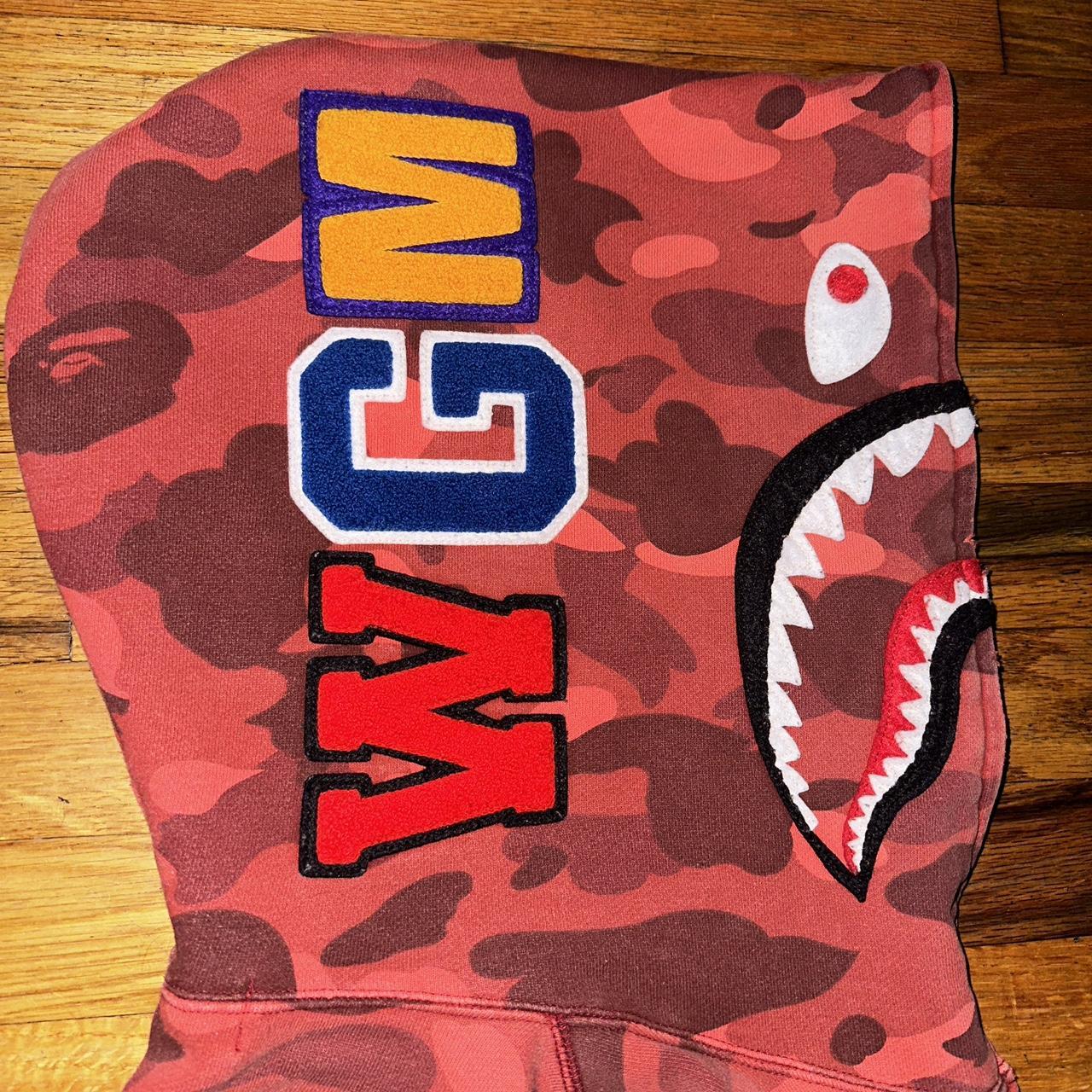 Red Camo Bape Hoodie send offers bought this on... - Depop