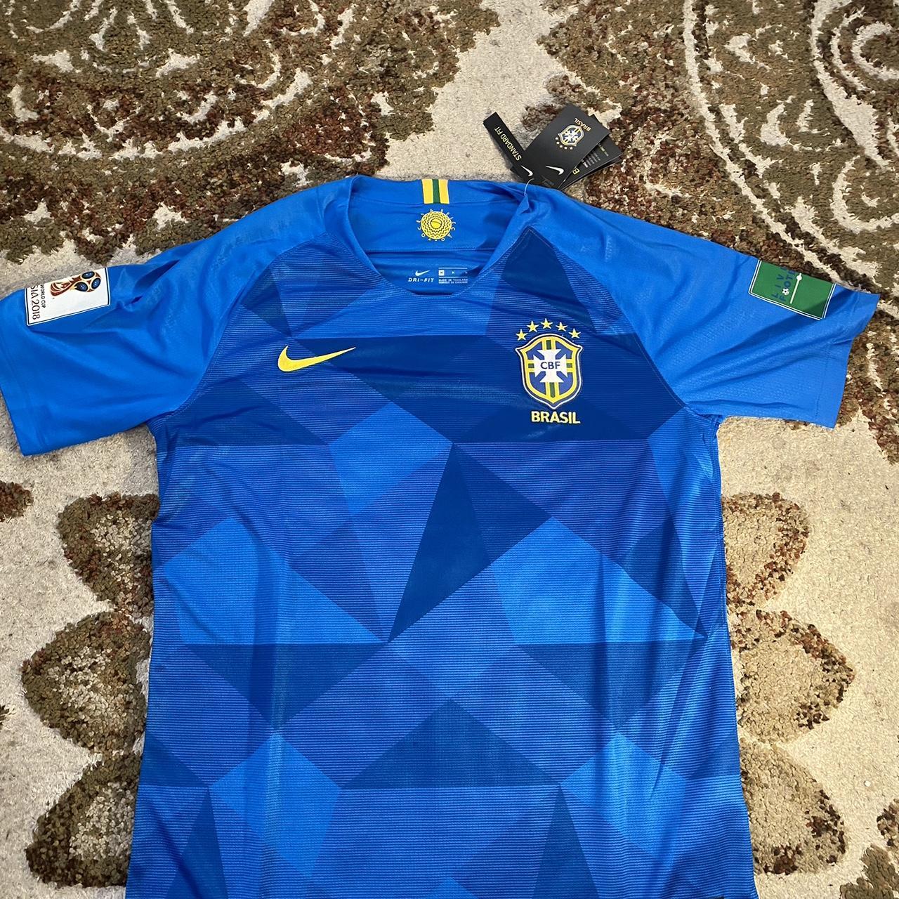 Authentic 2017 Brazil Soccer Jersey Never worn,... - Depop