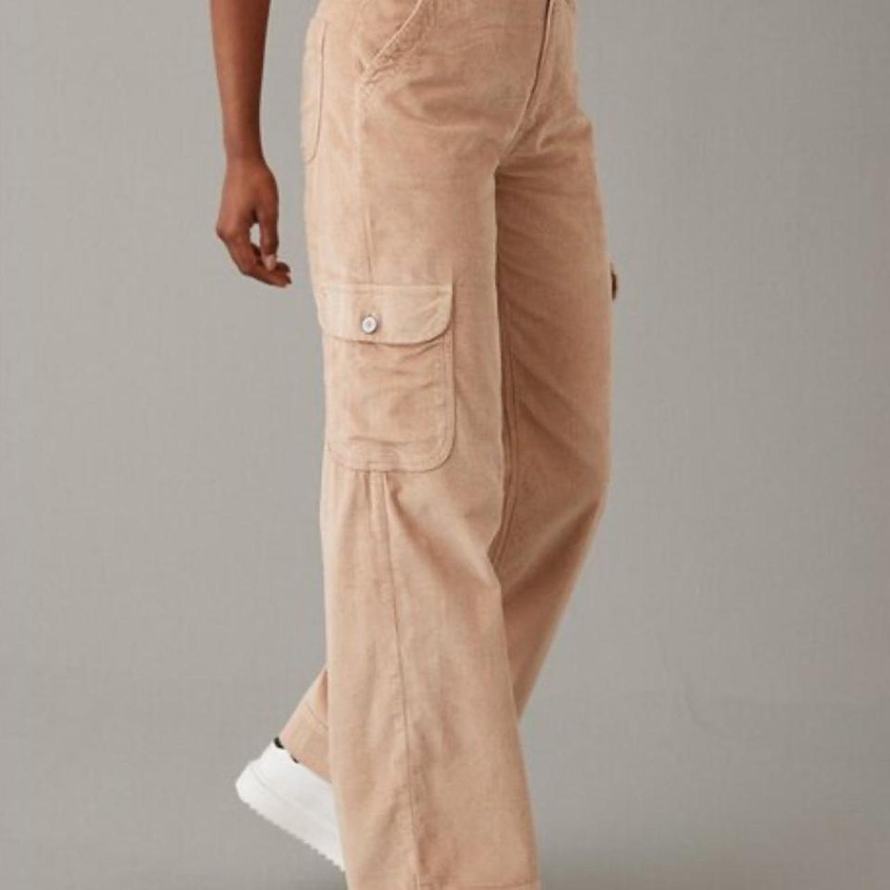 Corduroy American Eagle Long Pants Cargo American Eagle Corduroy