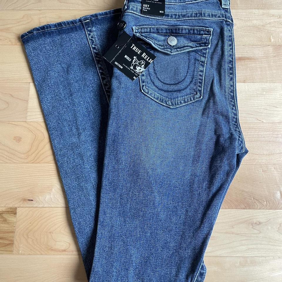 True Religion Joey Mid Rise Flare Jeans New W/ Tags... - Depop