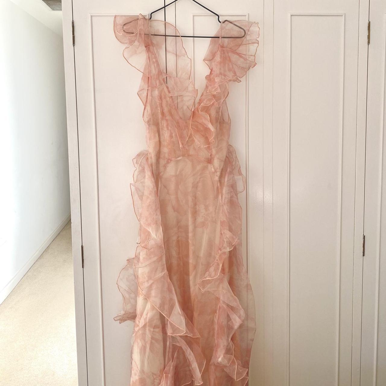 Alice mccall peach dress best sale