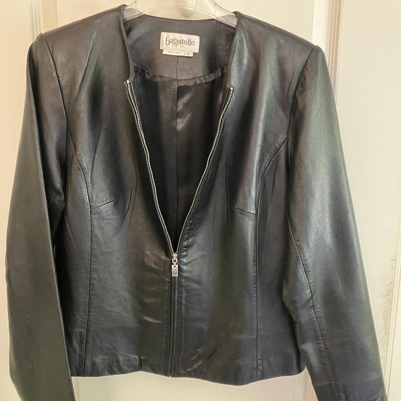 Bagatelle leather jacket L. great condition No