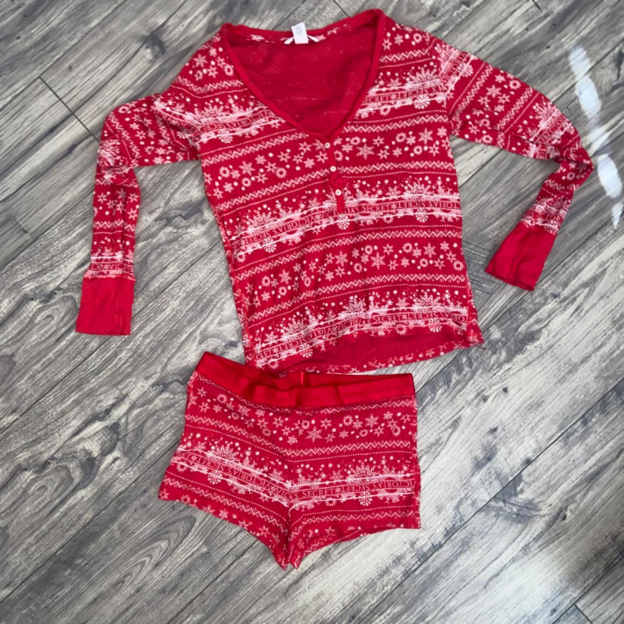 Victoria secrets christmas online pajamas