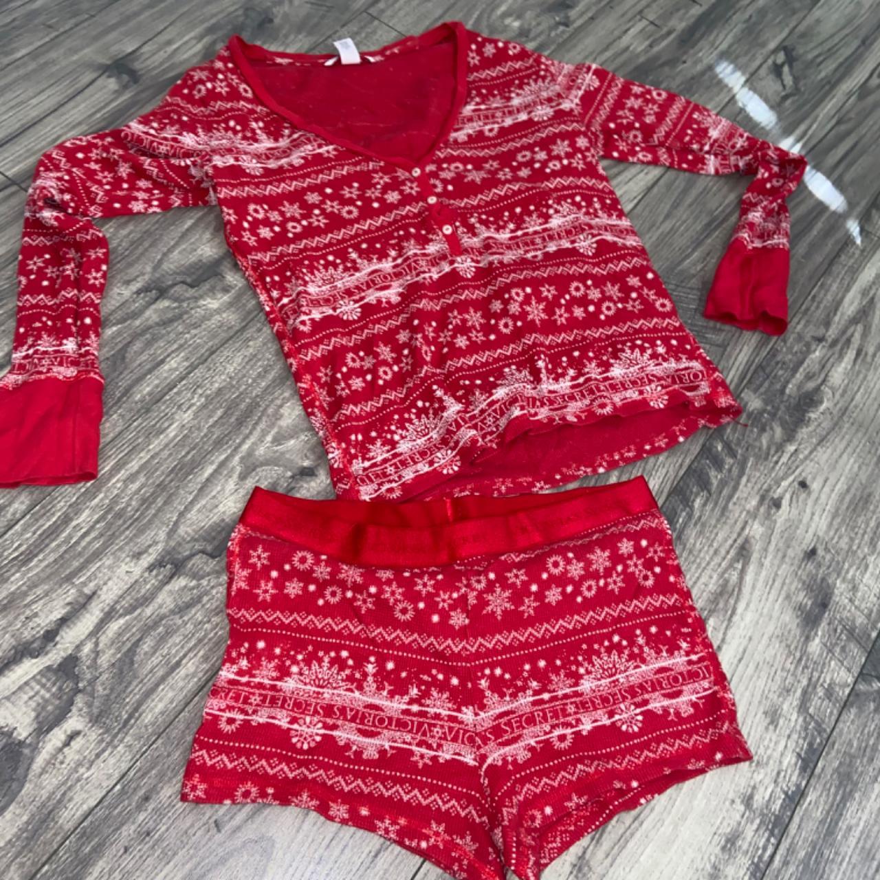 Cute Holiday Victoria Secret Pj Set Pjset Vs Depop