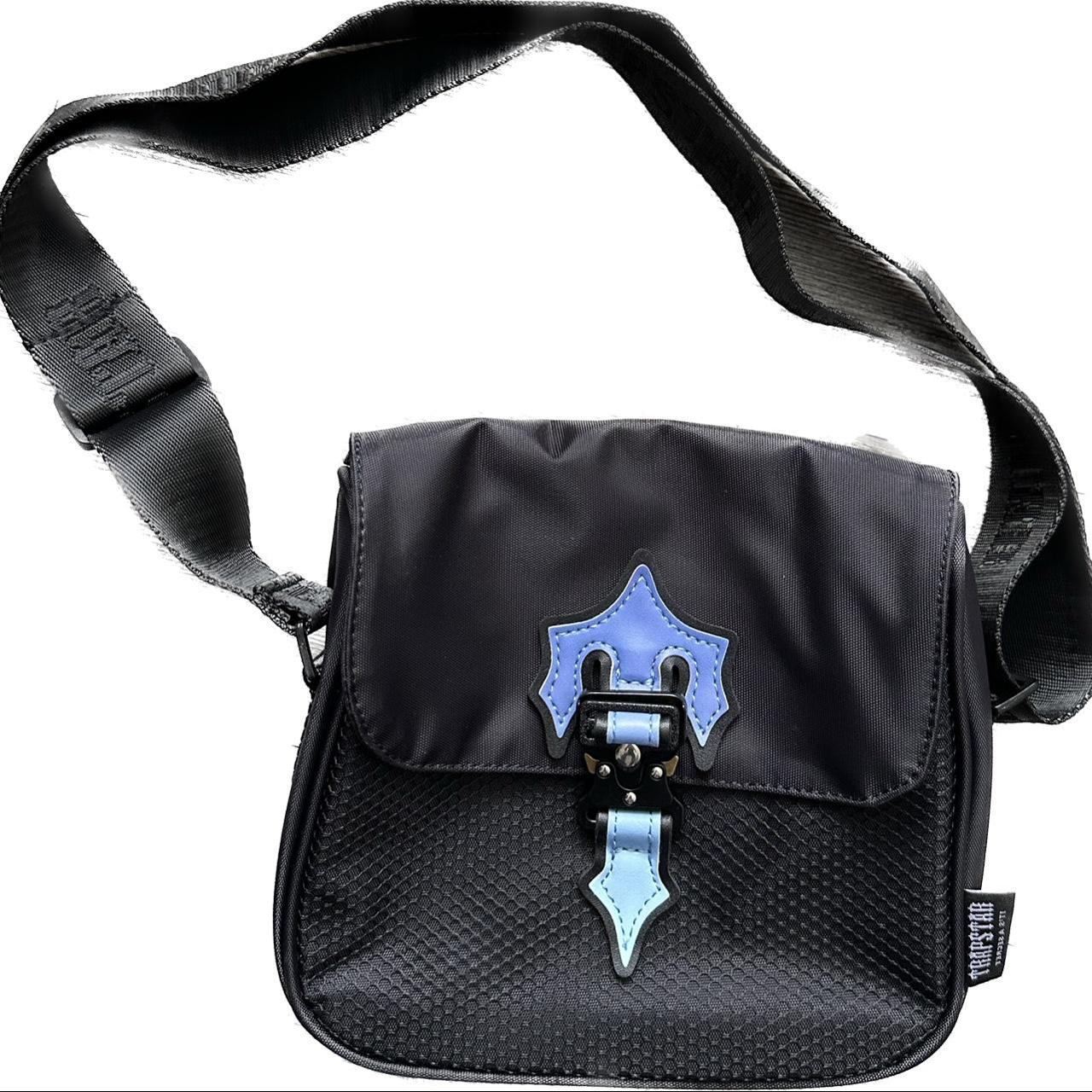 TRAPSTAR shoulder bag 😈 BLUE logo! This thing is... - Depop