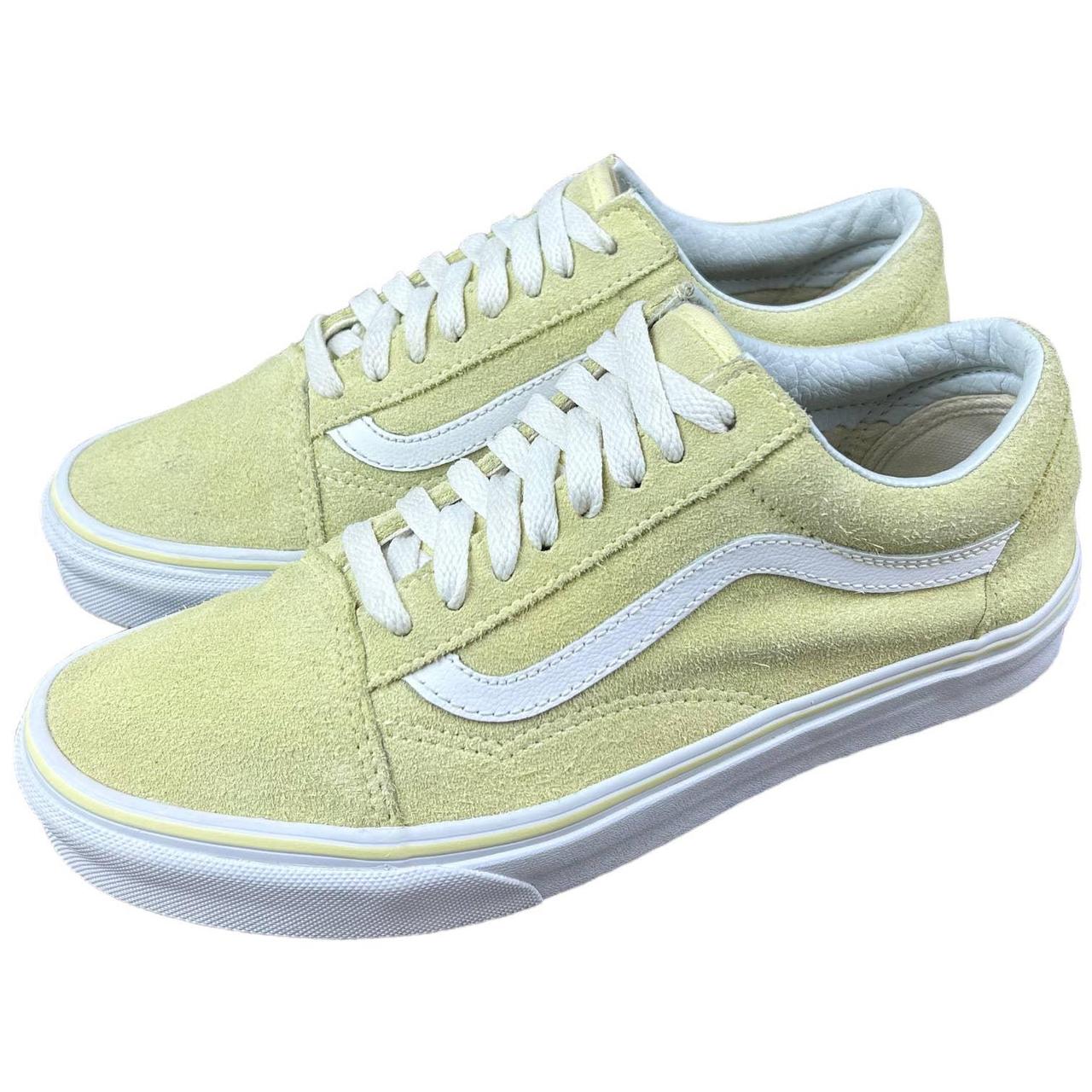 Light yellow shop vans womens