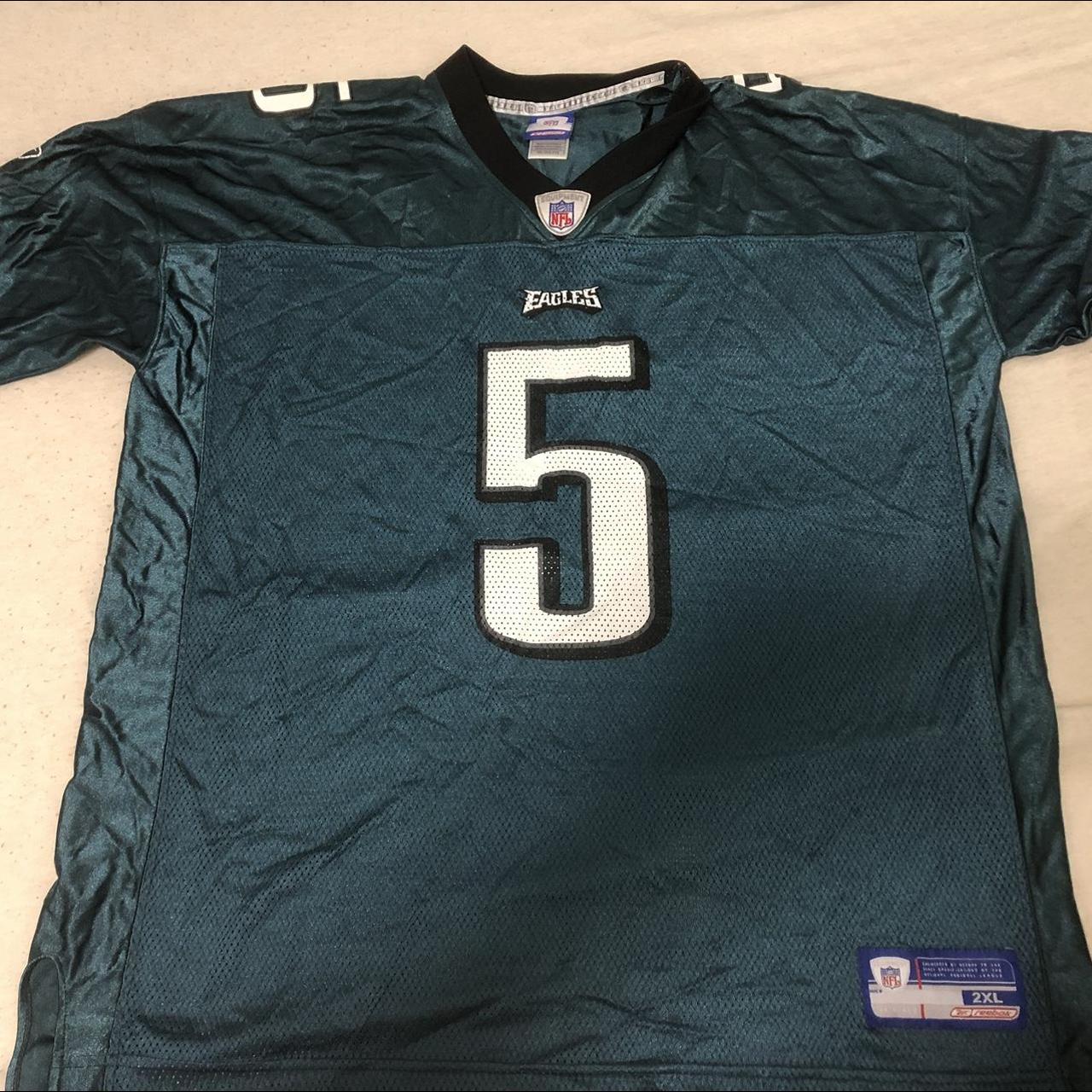 Reebok Philadelphia Eagles McNabb Jersey Green Men's - Depop