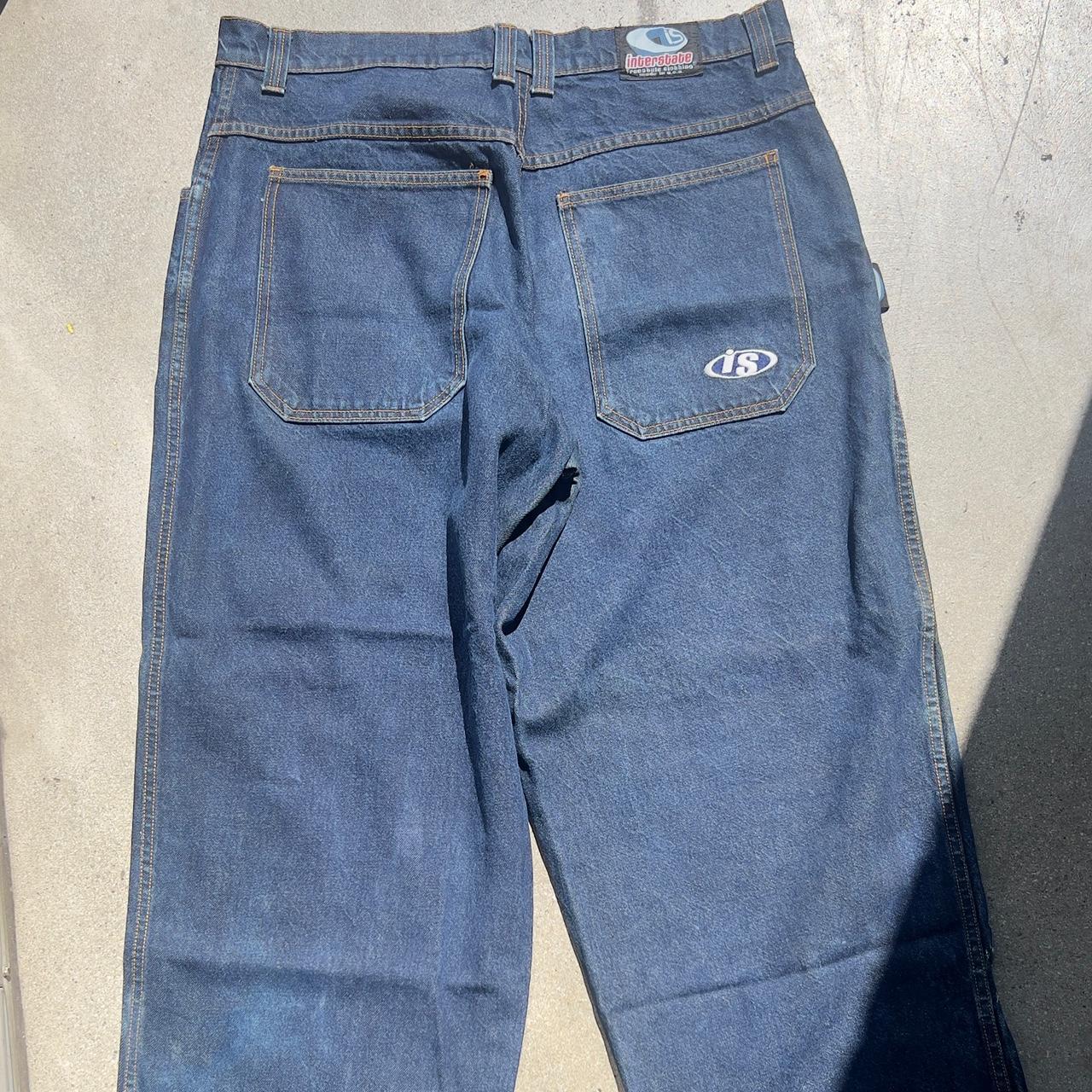 パンツ Interstate jeans W36 90年代 INTERSTATE デニムワイドショートパンツ インター