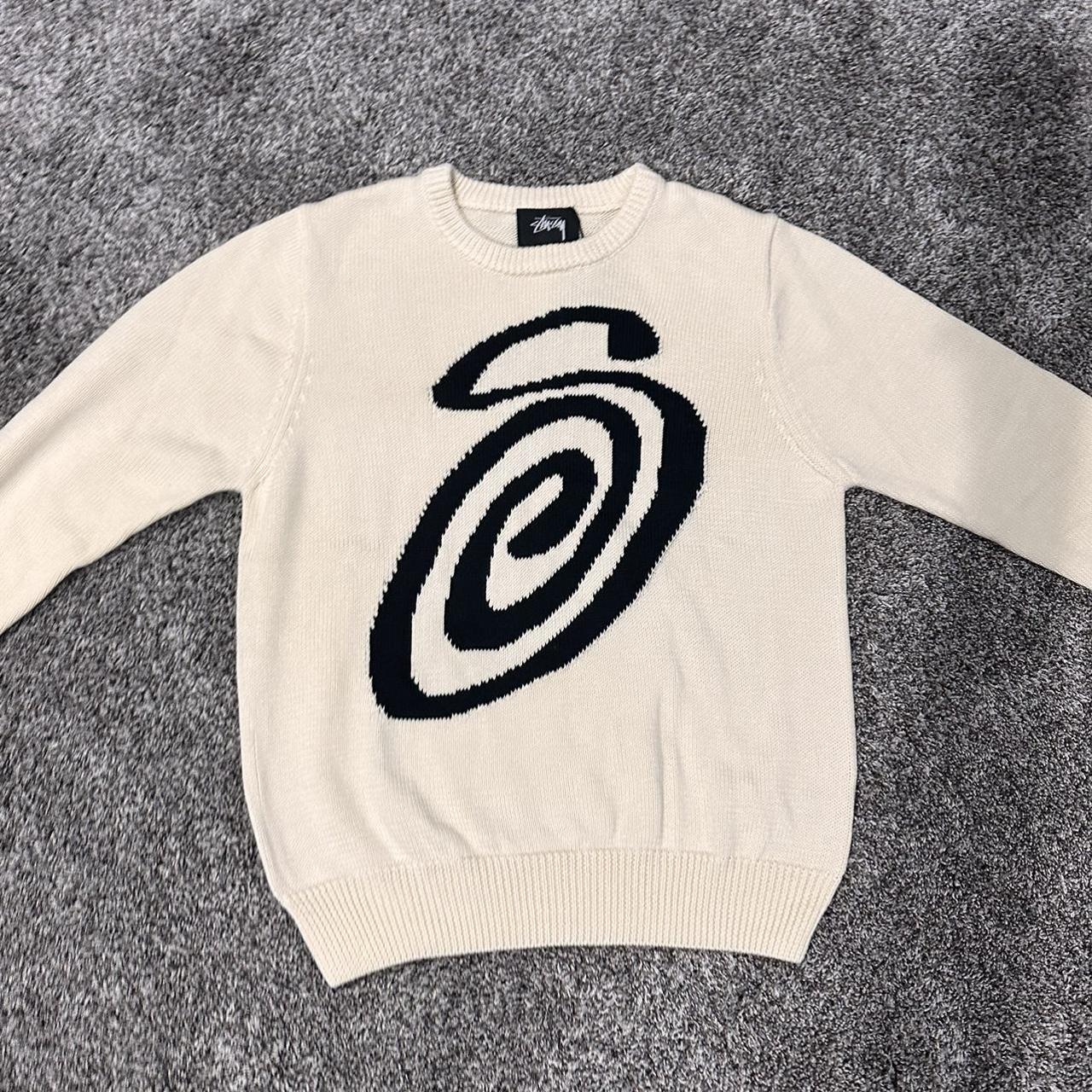 Stussy Knit Sweater the material is very soft - Depop