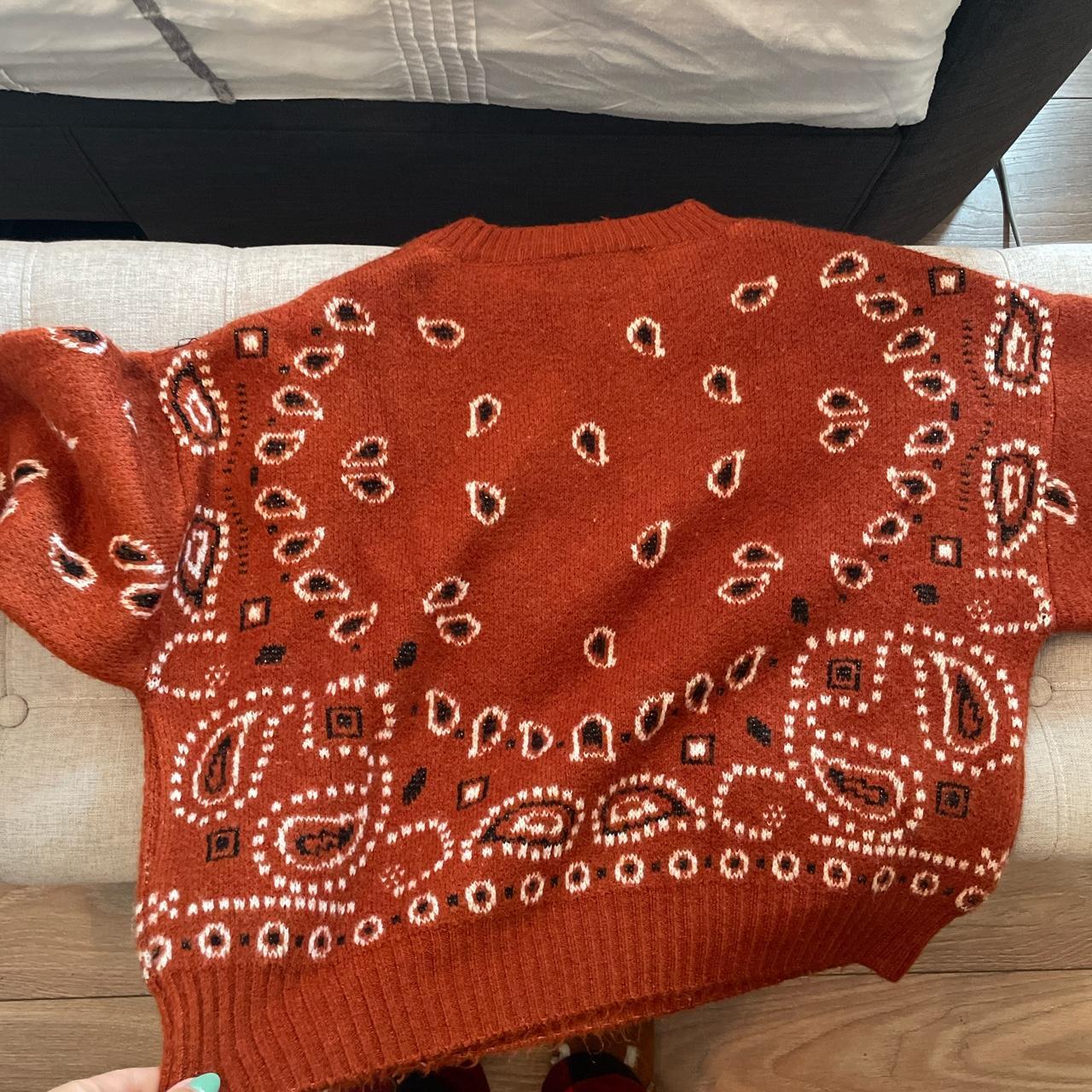 Mango Bandana jumper size S. Used. In good... Depop