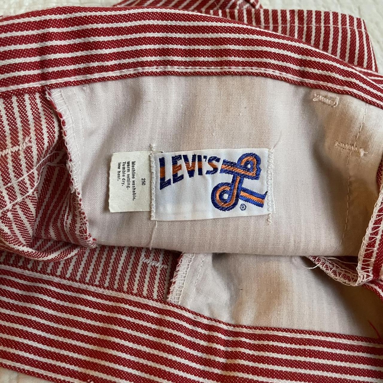 Levi's Women's Shorts - Red/Pink - 0 – Big E red … - image 2