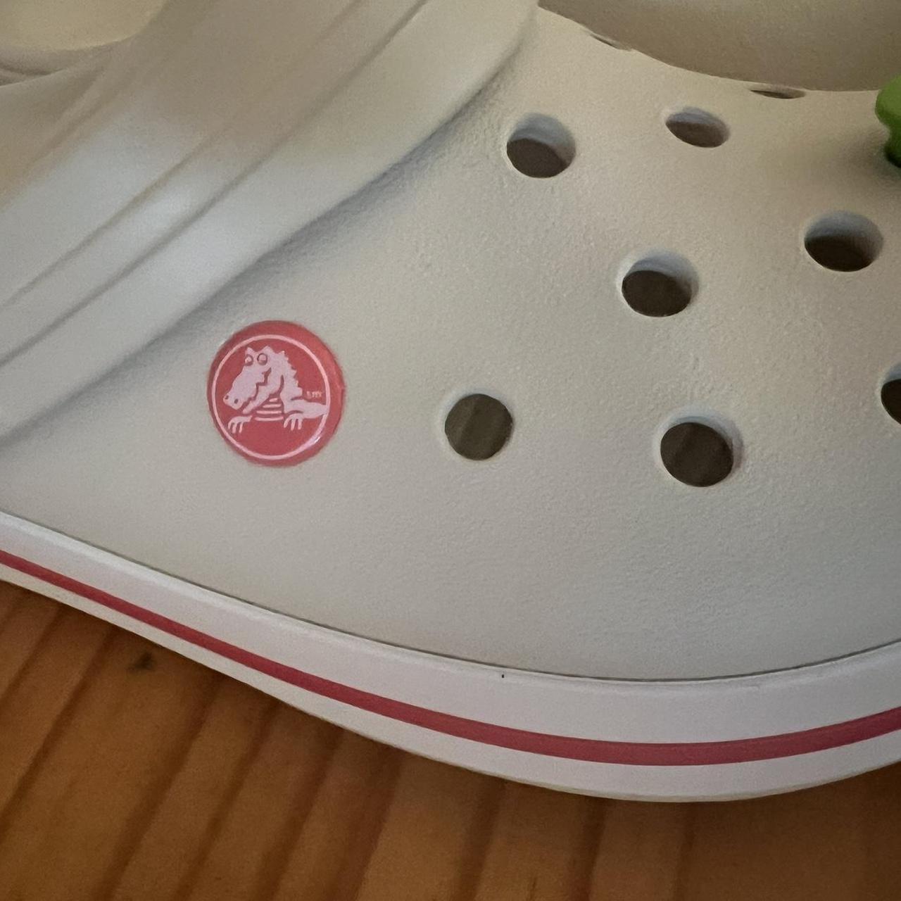 NWT Crocs Crocband color Stucco/melon beige Depop