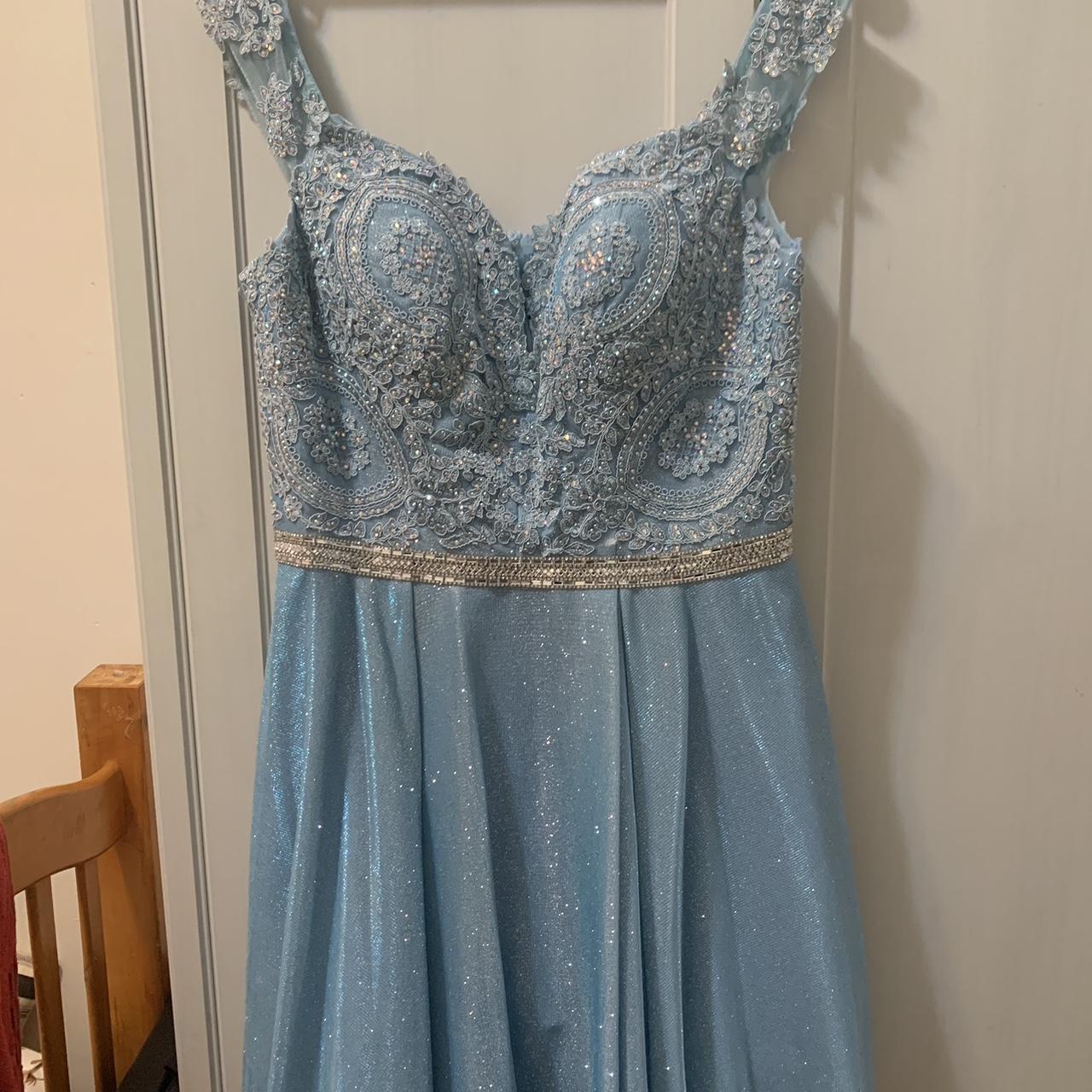 Light Blue Dama Dresses