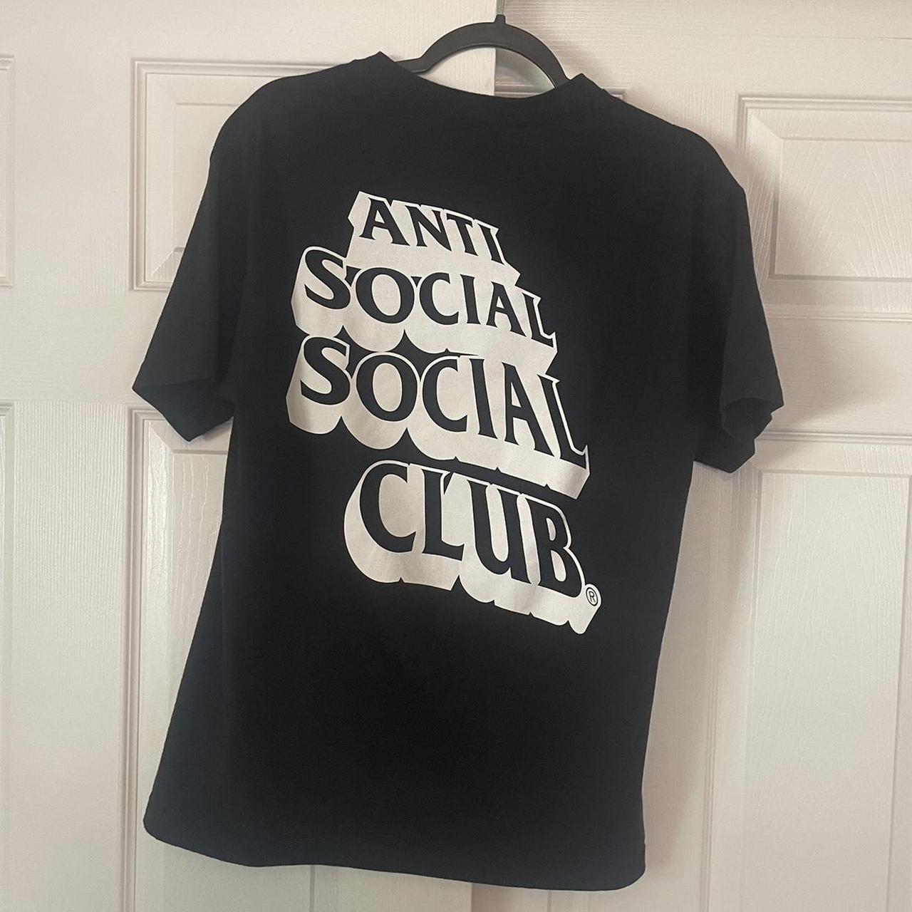 Anti Social Club Tee Black 4$ shipping Size M... - Depop