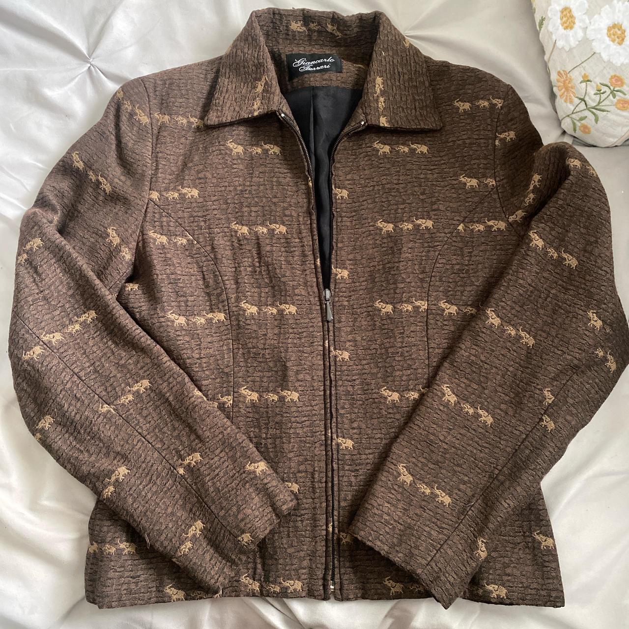 Giancarlo Ferrari Vintage jacket with a unique. Depop