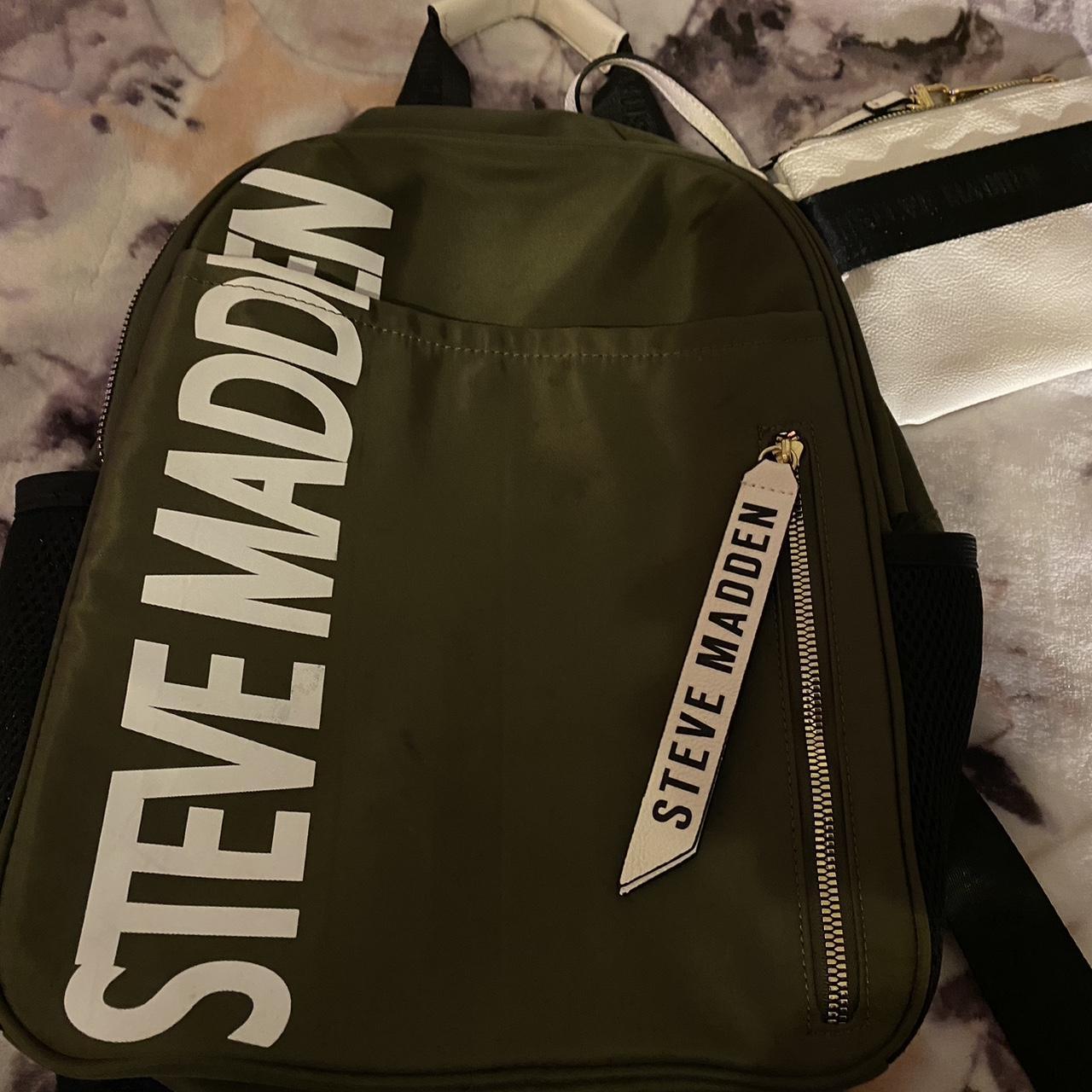 small green Steve Madden backpack. Depop